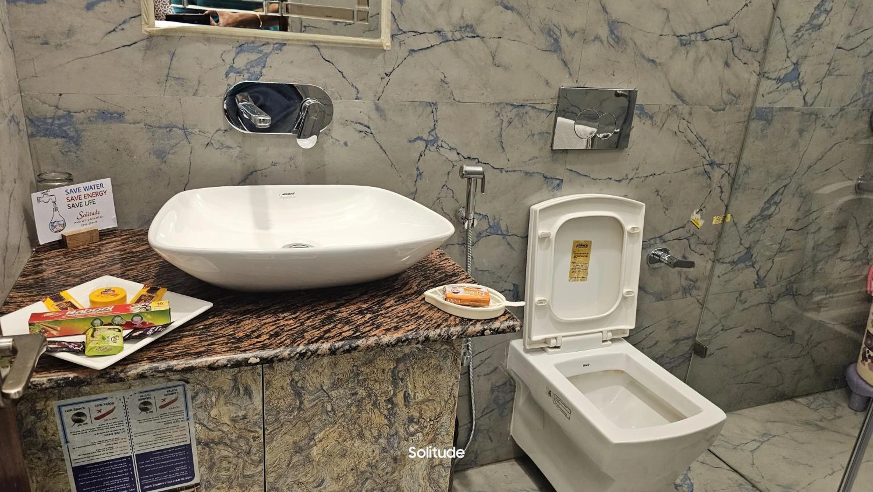 Bathroom in SOLITUDE, The Boutique Hotel- Premium & Corporate Friendly