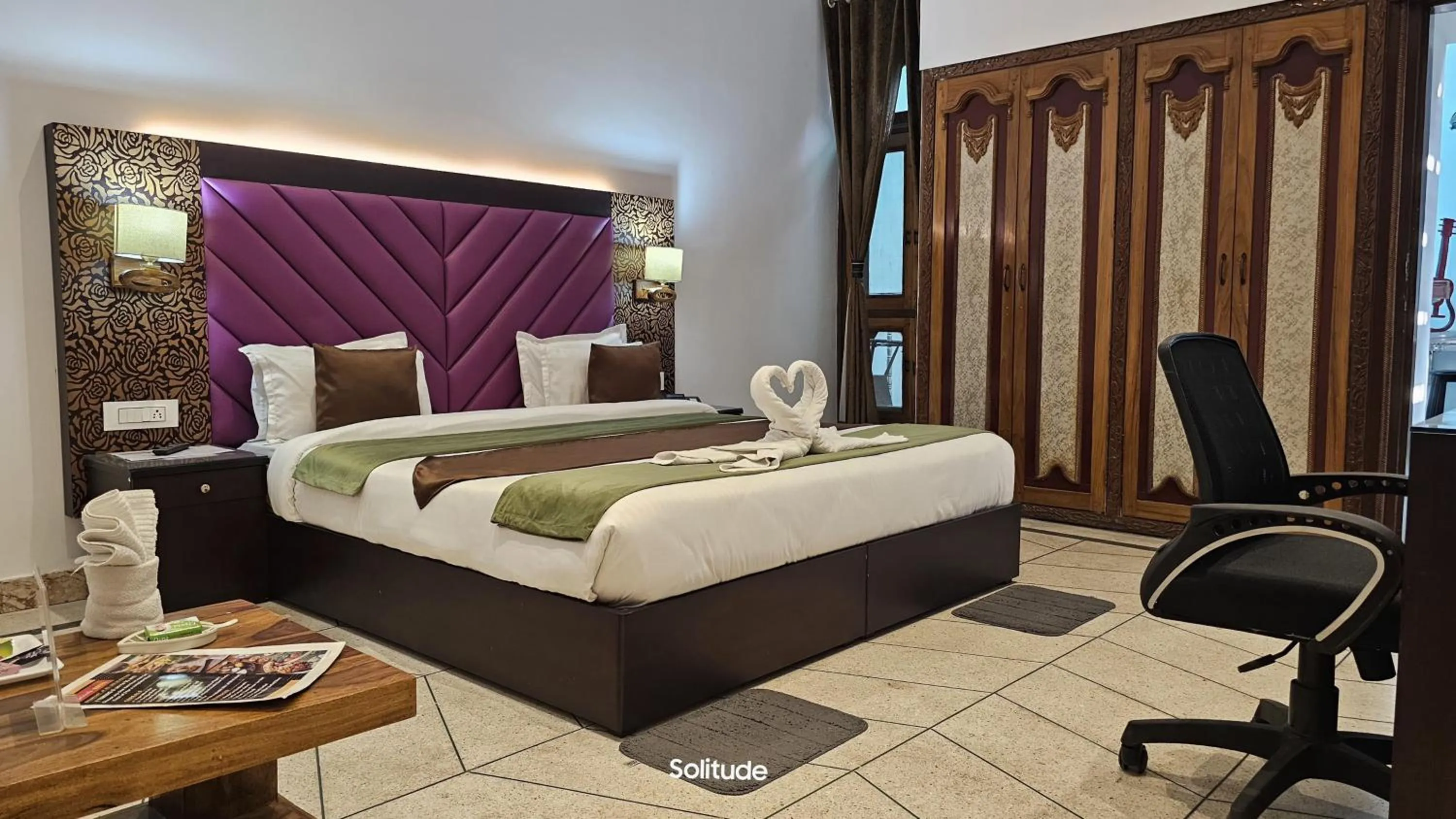 Bed in SOLITUDE, The Boutique Hotel- Premium & Corporate Friendly