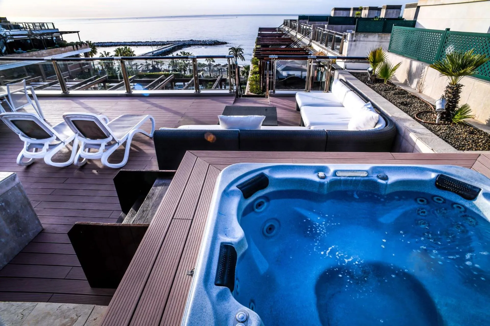 Balcony/Terrace in Gran Hotel Guadalpín Banus