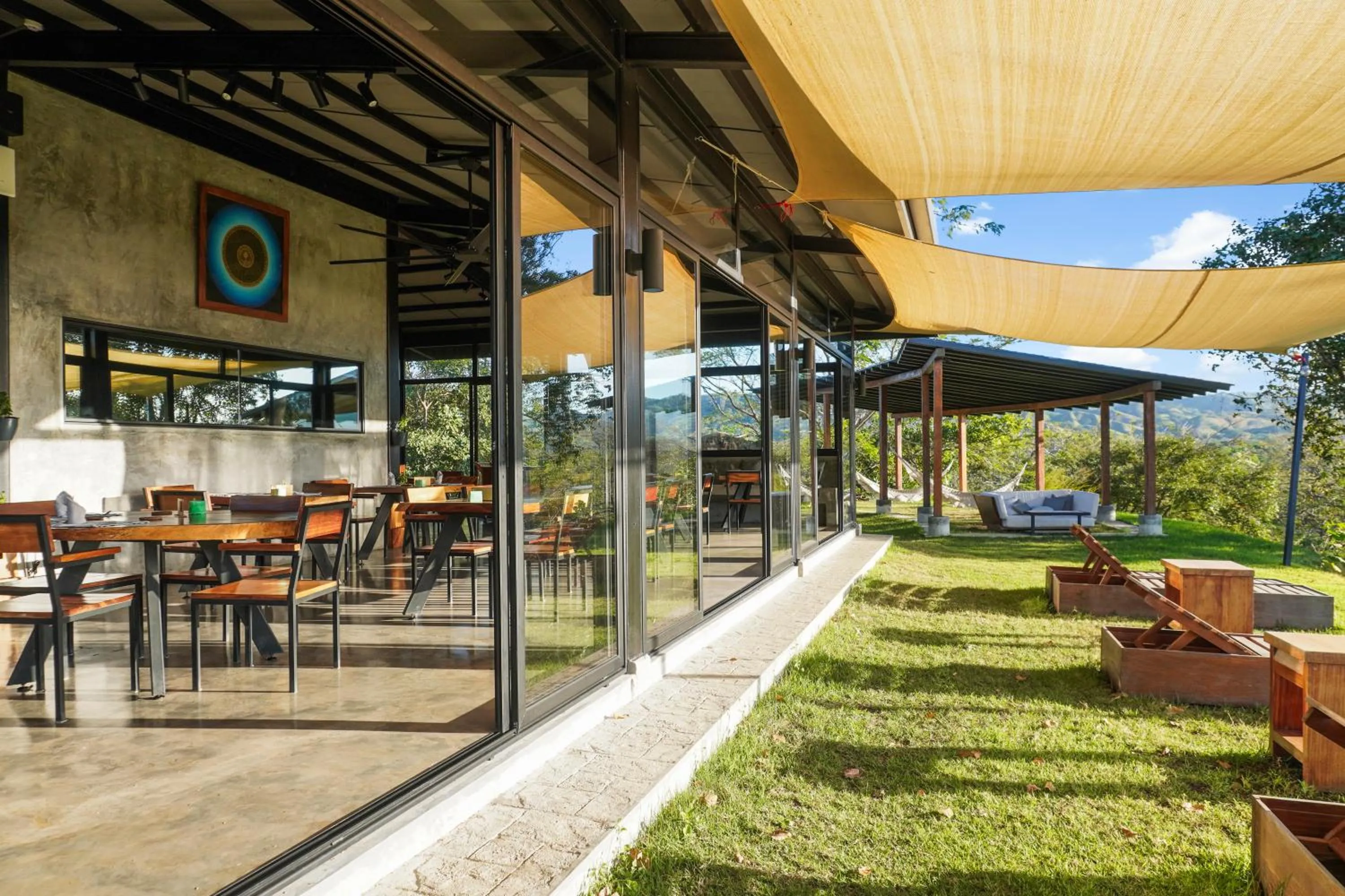 Patio in Alaya Yoga & Surf & Retreat