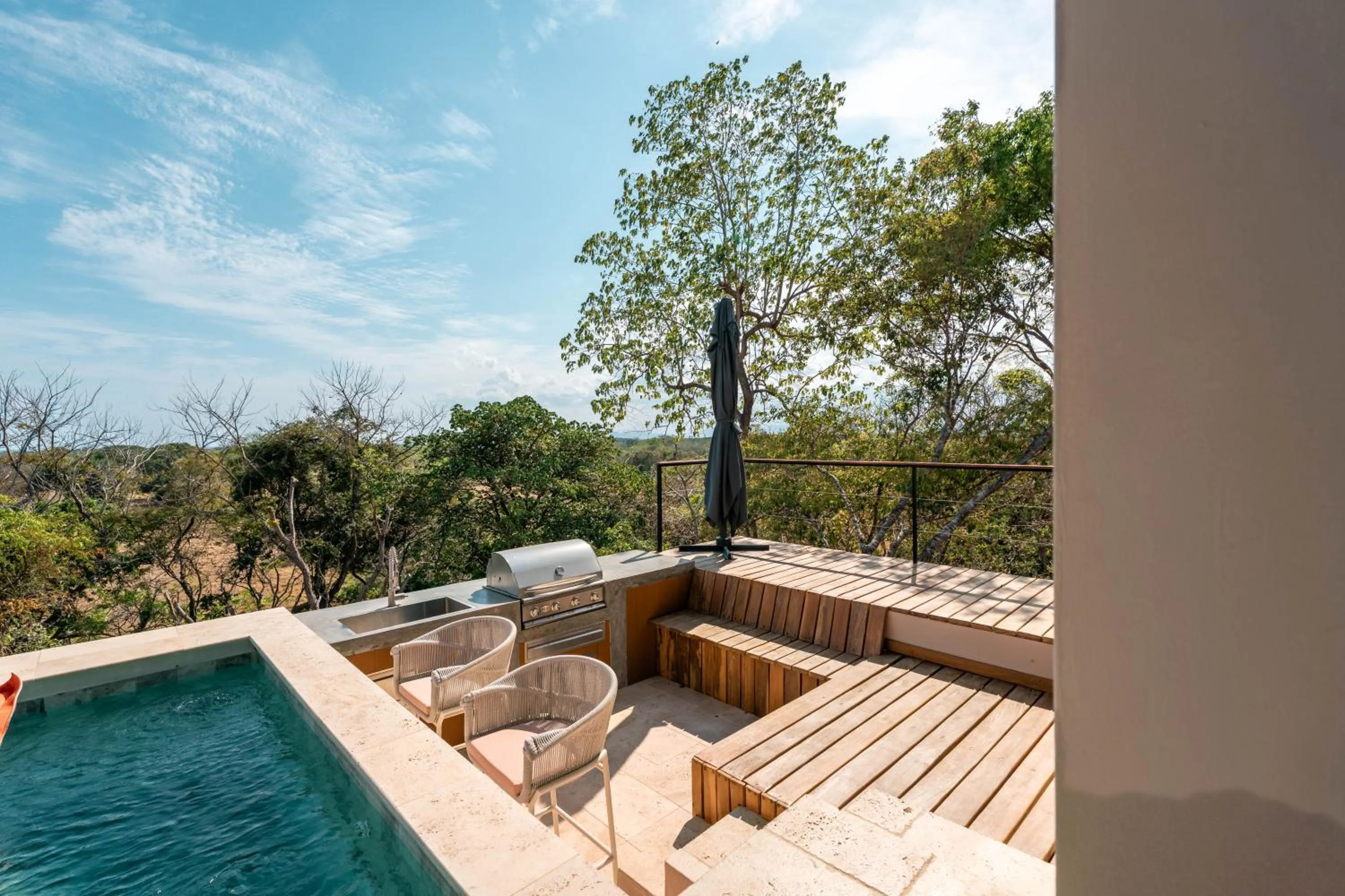 Balcony/Terrace in Alaya Yoga & Surf & Retreat