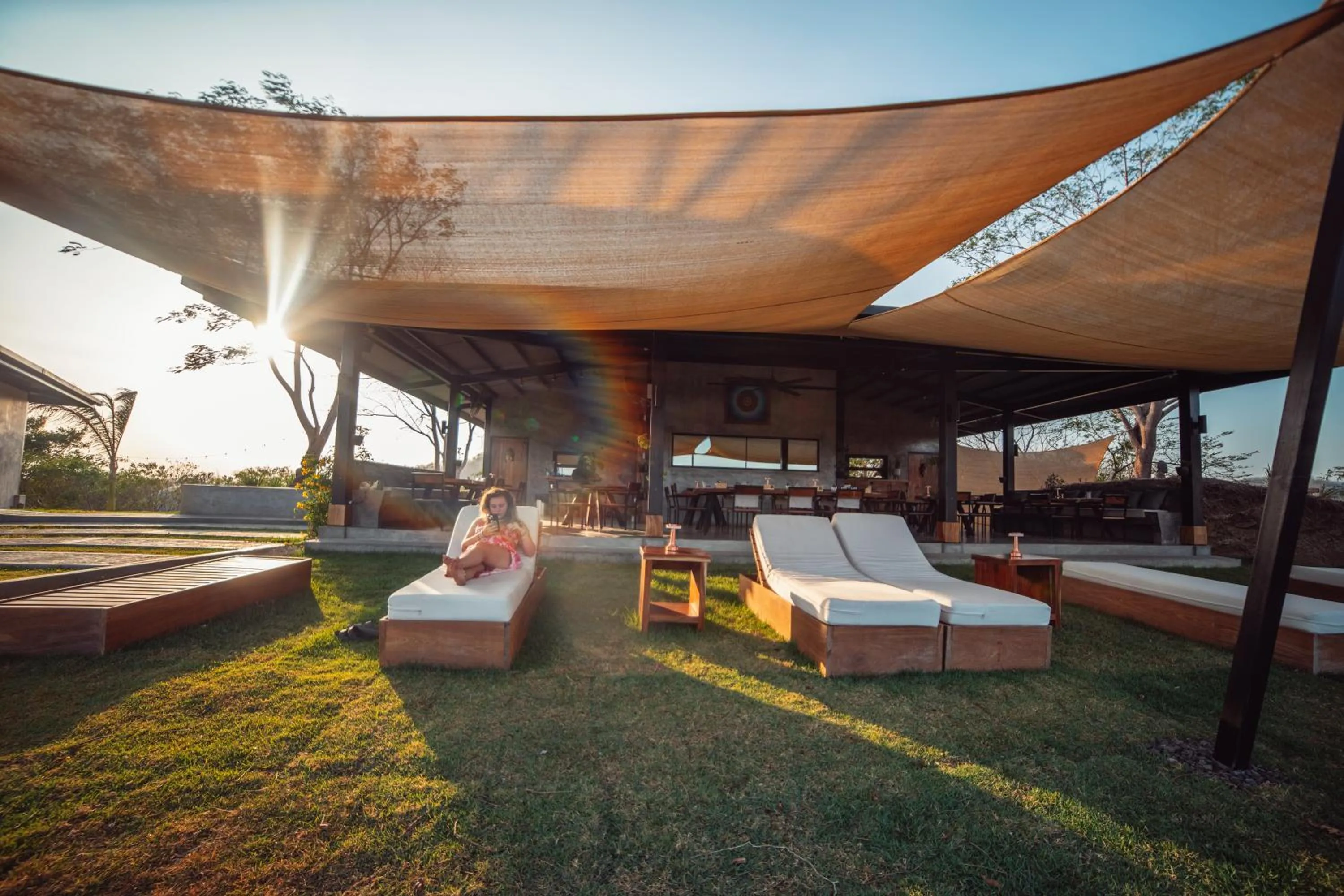 Patio in Alaya Yoga & Surf & Retreat