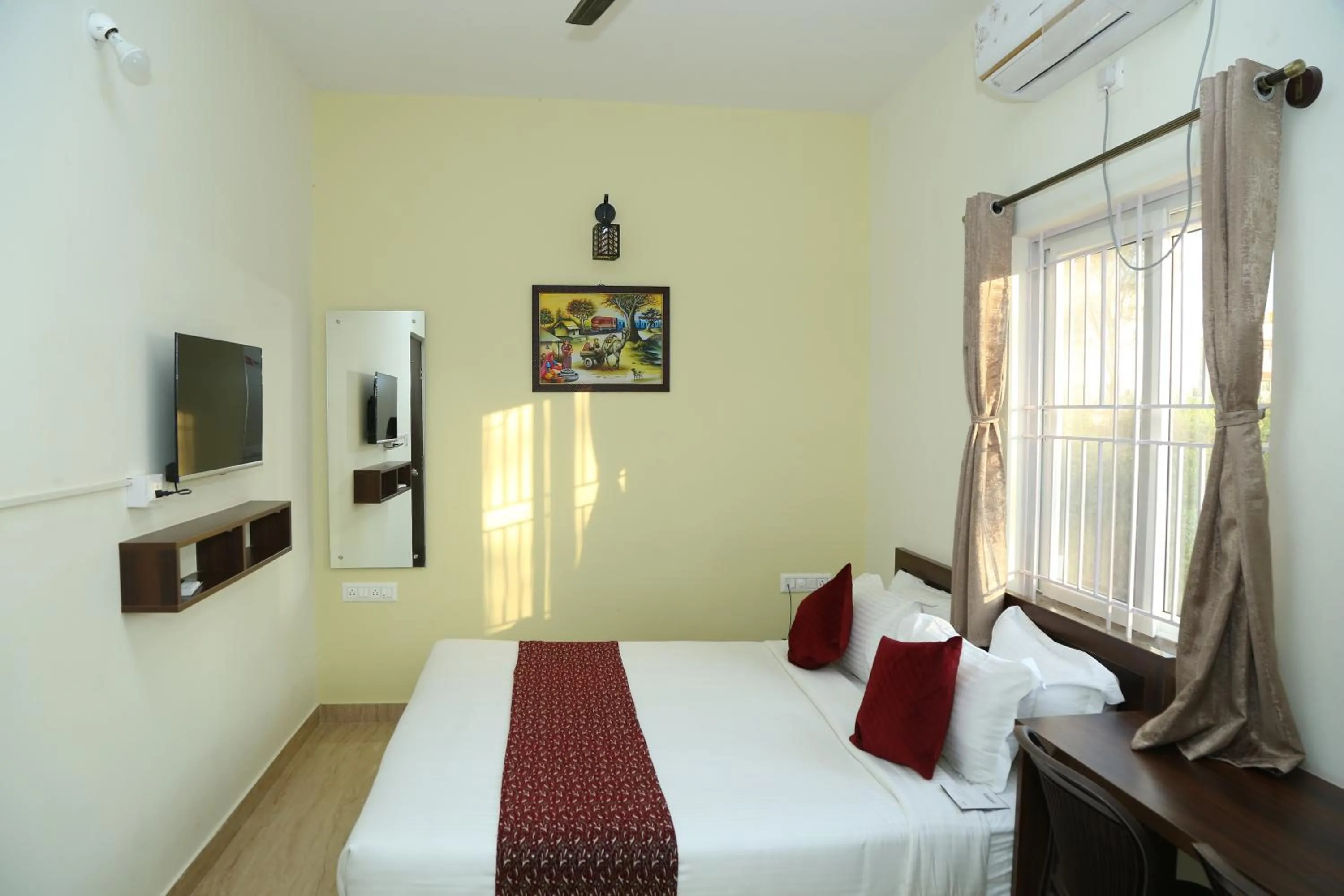 Bed in Hotel Bangalore Airport Inn, Near kempegowda Airport, Airport Pickup & Drop Available 24X7