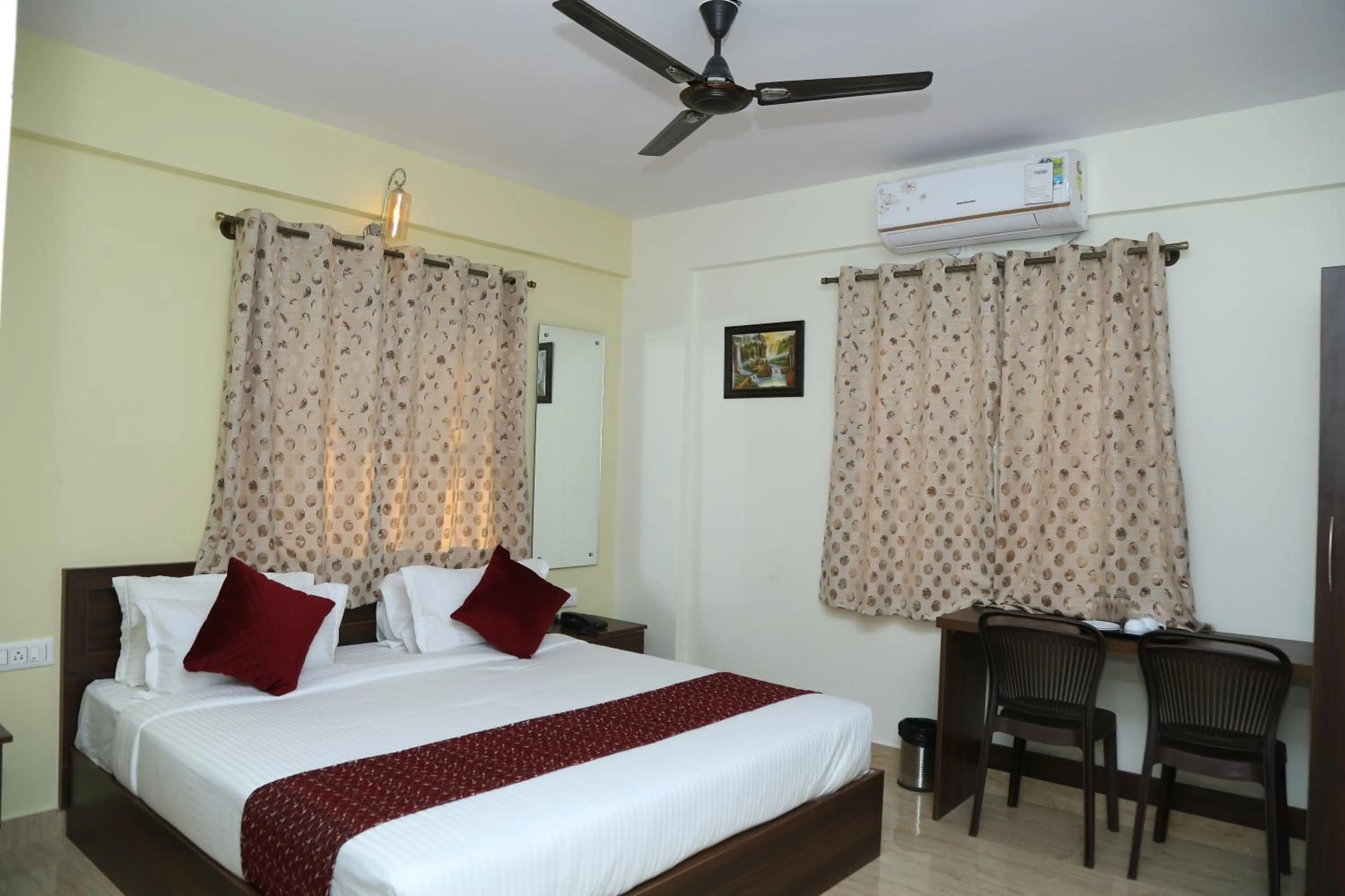 Bedroom, Bed in Hotel Bangalore Airport Inn, Near kempegowda Airport, Airport Pickup & Drop Available 24X7