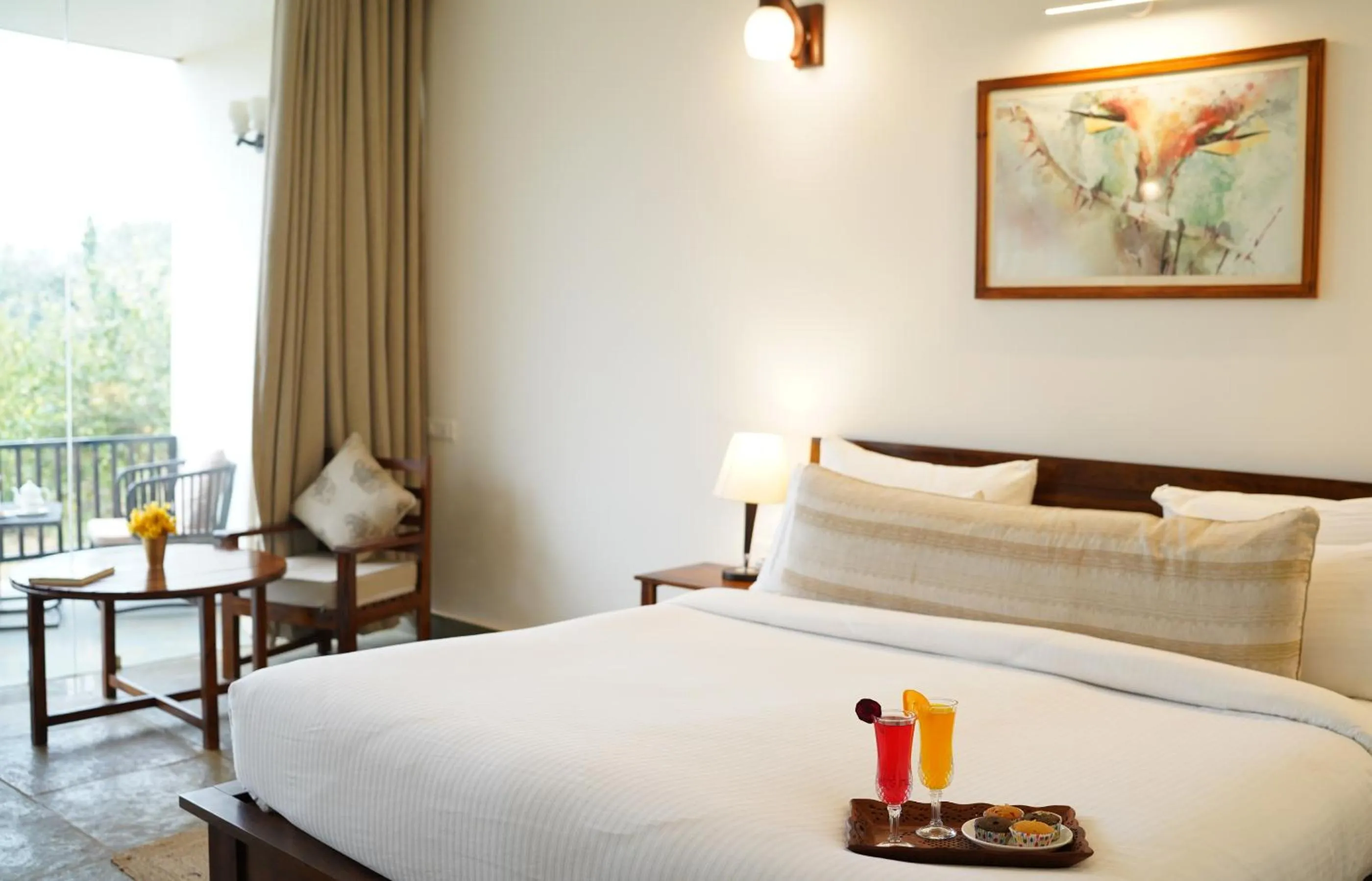 Bedroom, Bed in Guldaar Sariska - A luxury Forest Resort