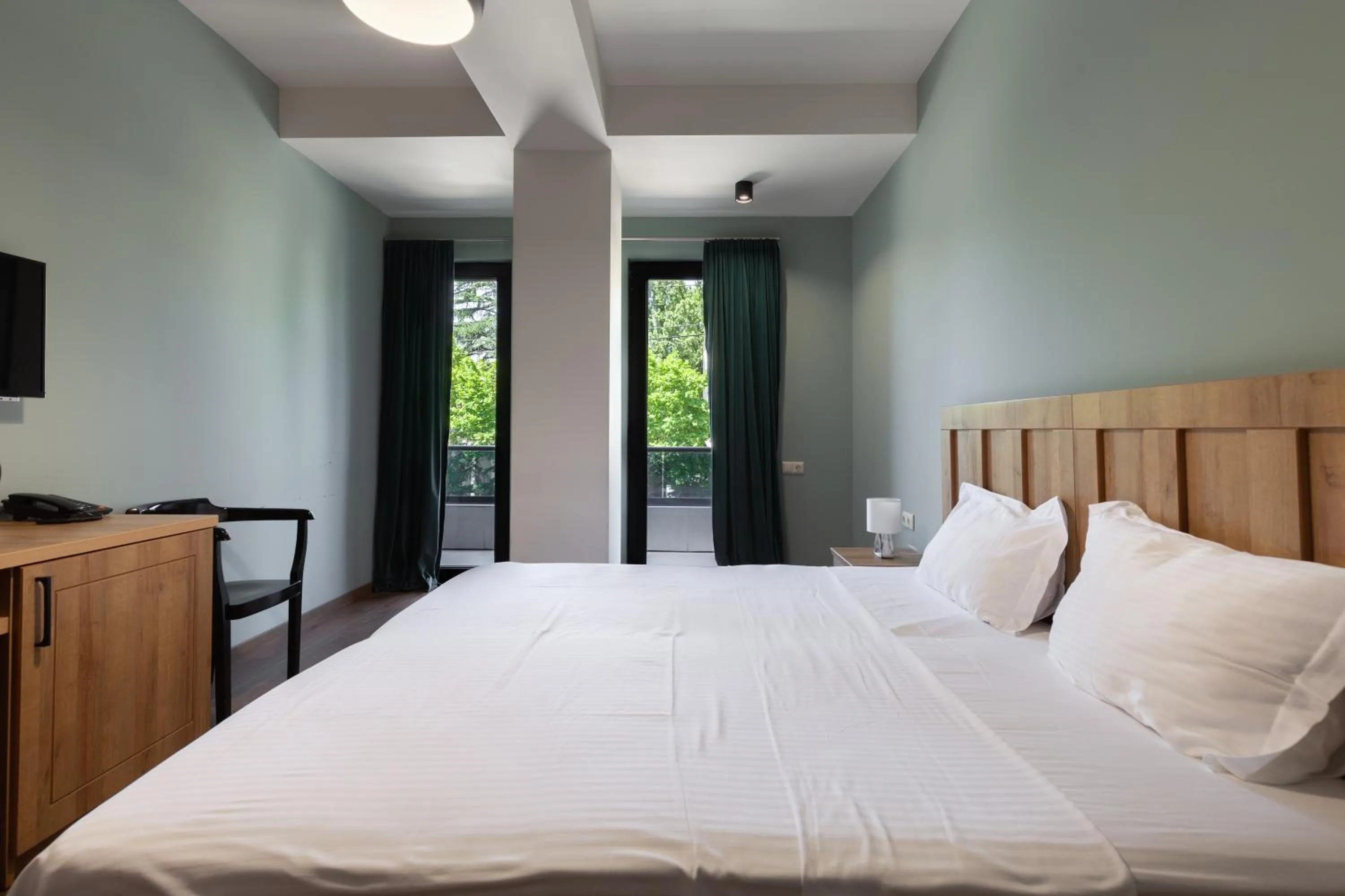 Bed in Hotel InnDigo in Kutaisi