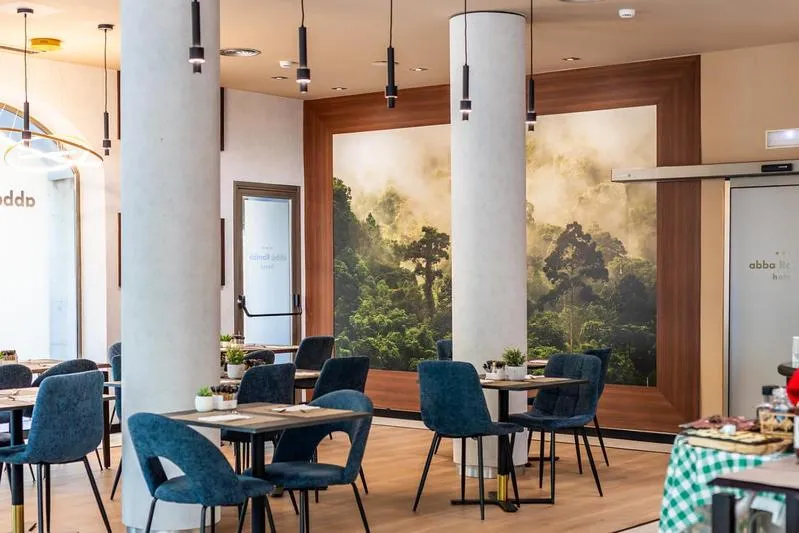 Buffet breakfast in Abba Rambla Hotel