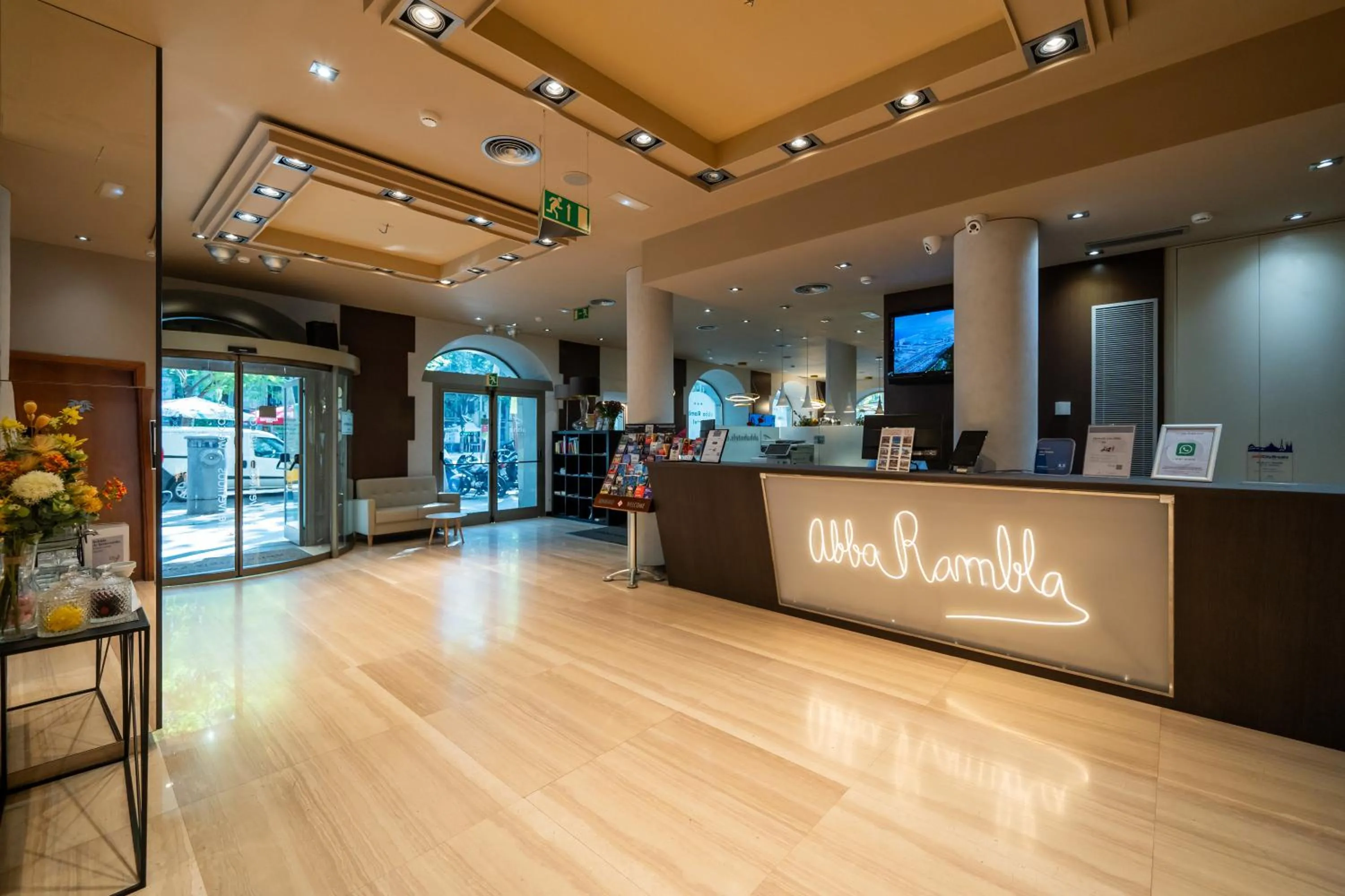 Lobby or reception in Abba Rambla Hotel