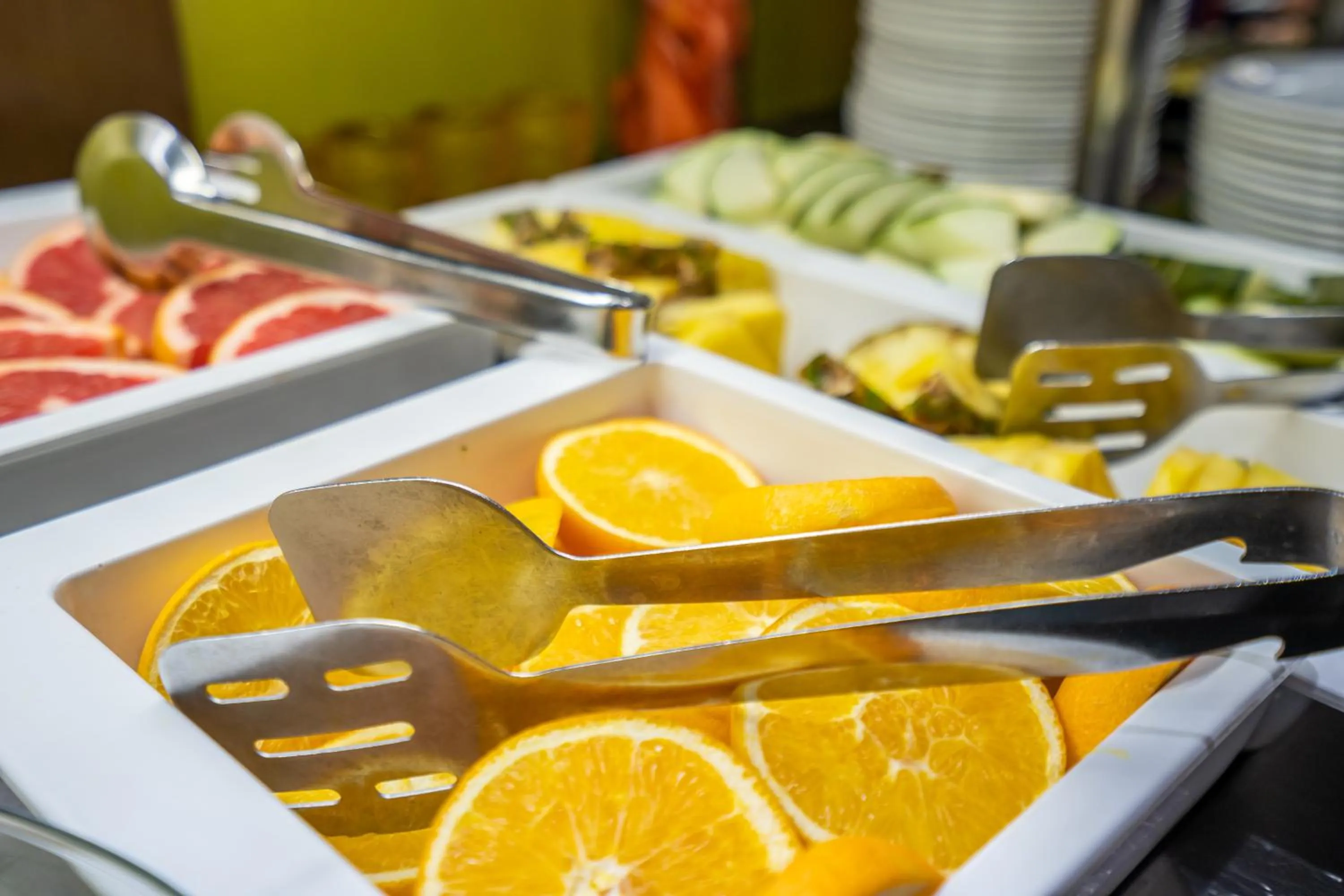 Buffet breakfast in Abba Rambla Hotel