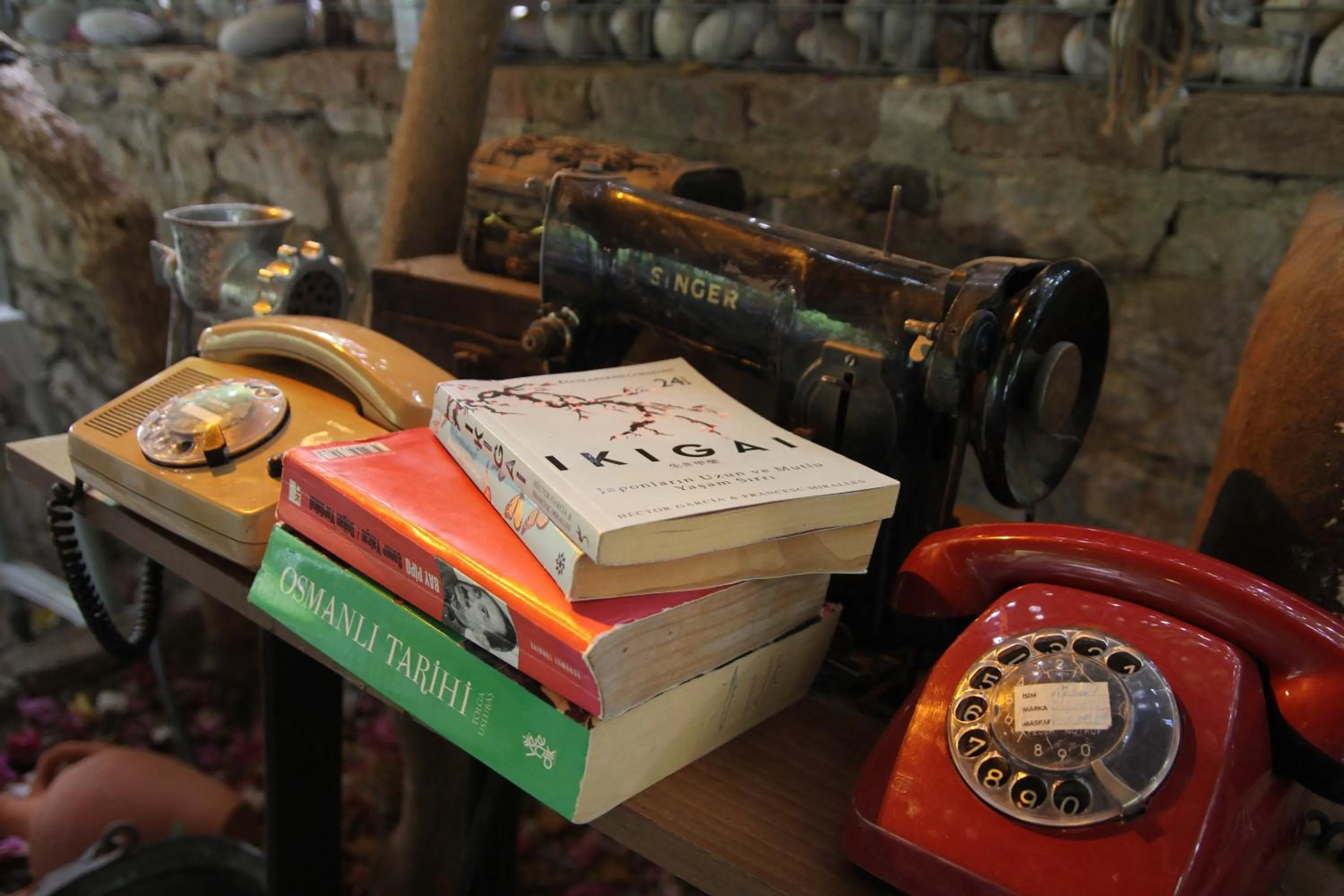 Library in Eski Datça Pansiyon