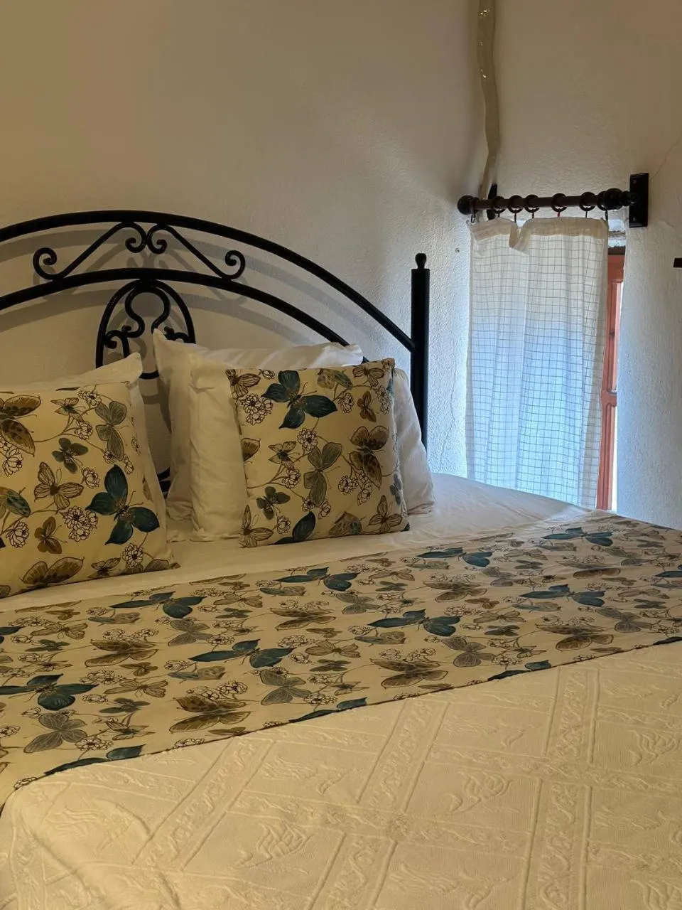 Decorative detail, Bed in Eski Datça Pansiyon