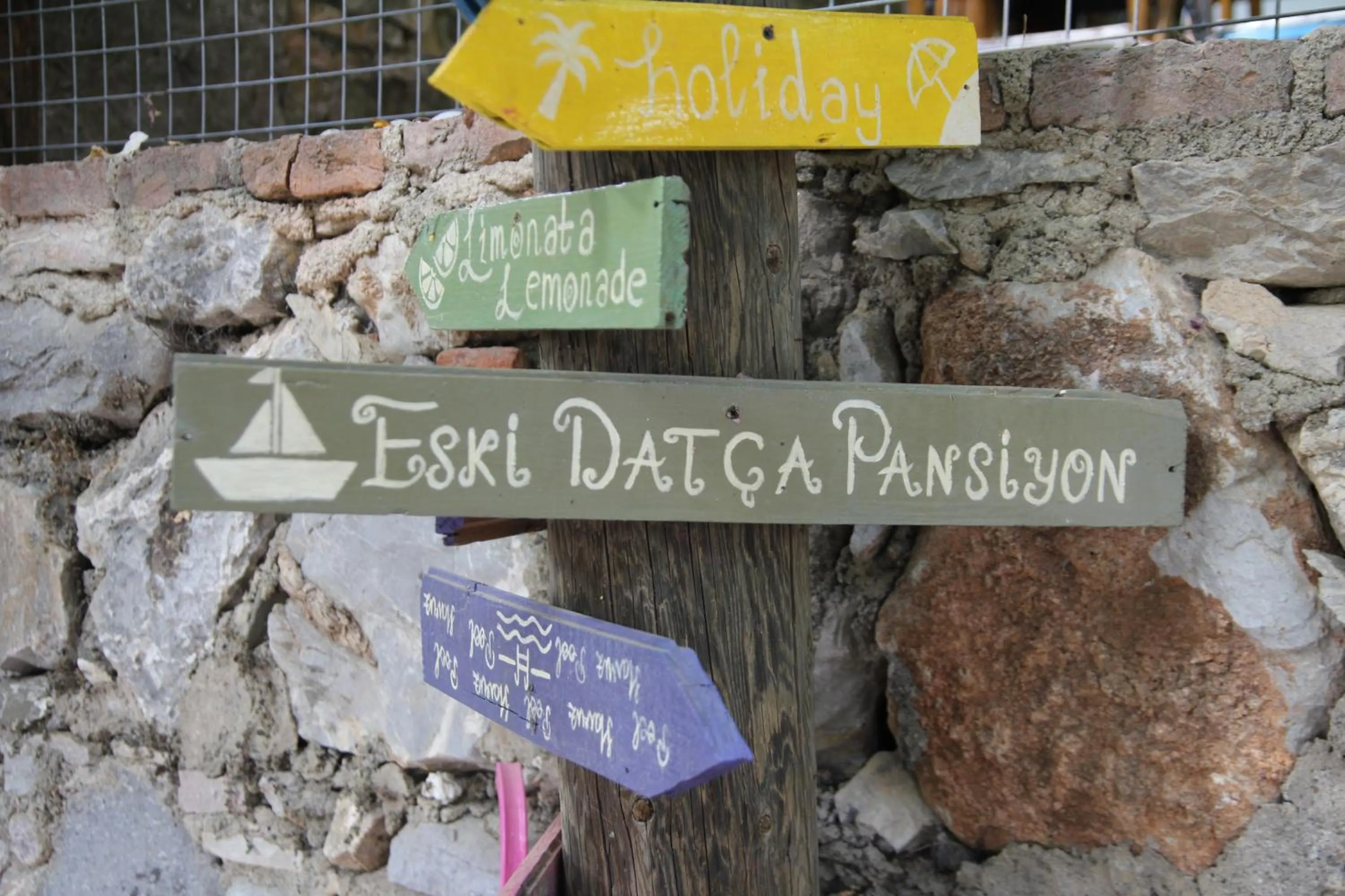 Decorative detail in Eski Datça Pansiyon