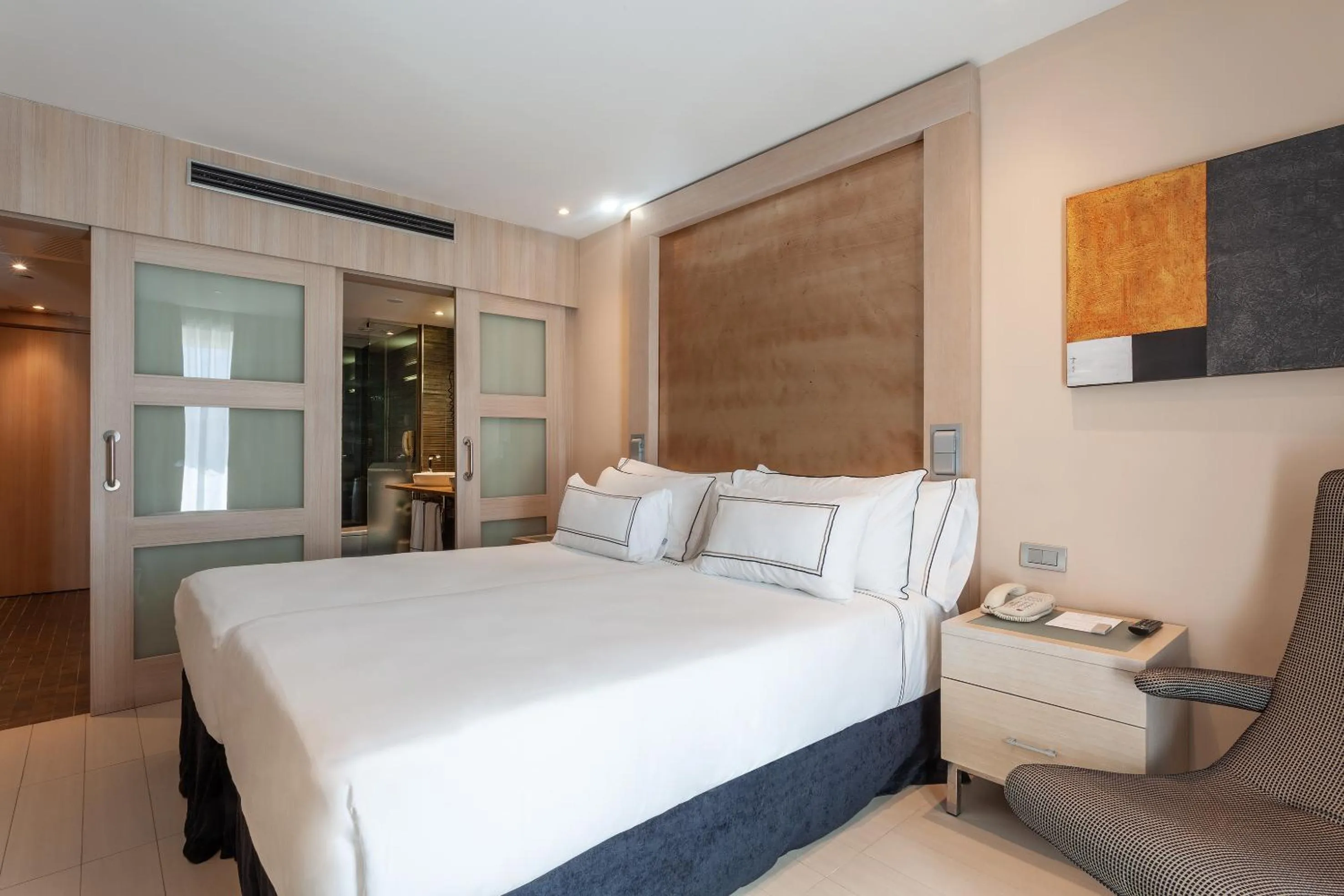 Bed in Melia Sevilla