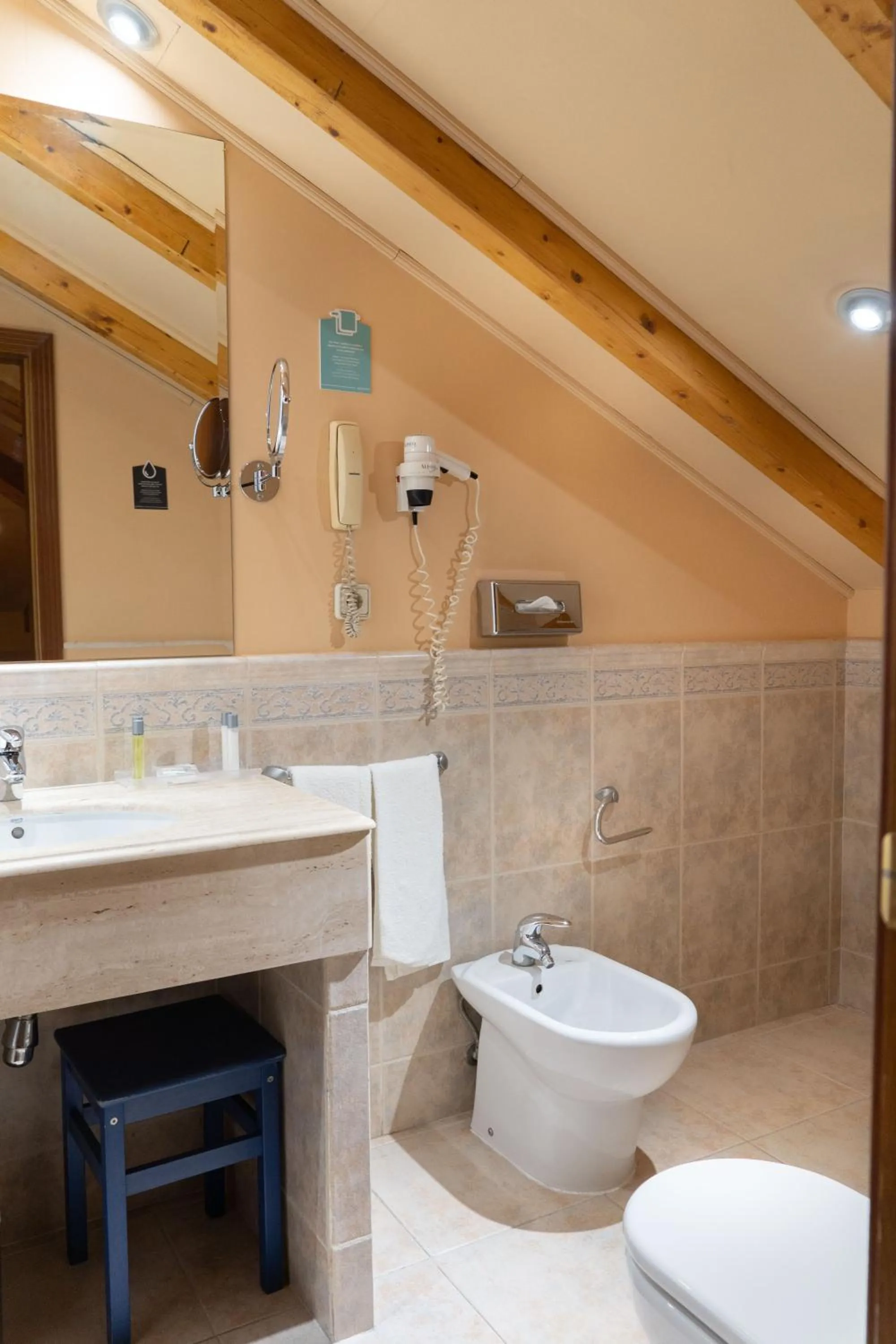 Toilet in Hotel Alda Mercado de Zamora