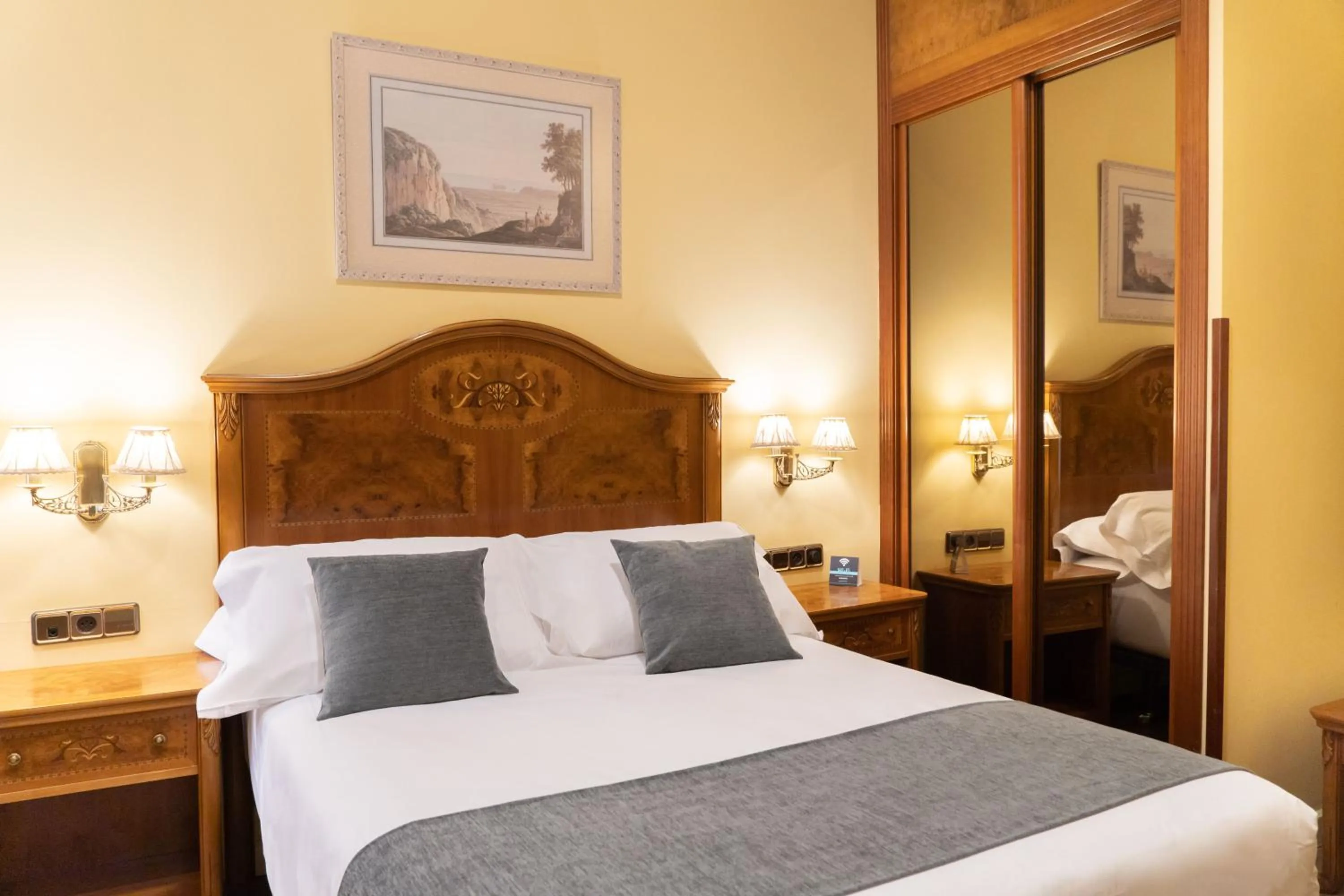 Bed in Hotel Alda Mercado de Zamora