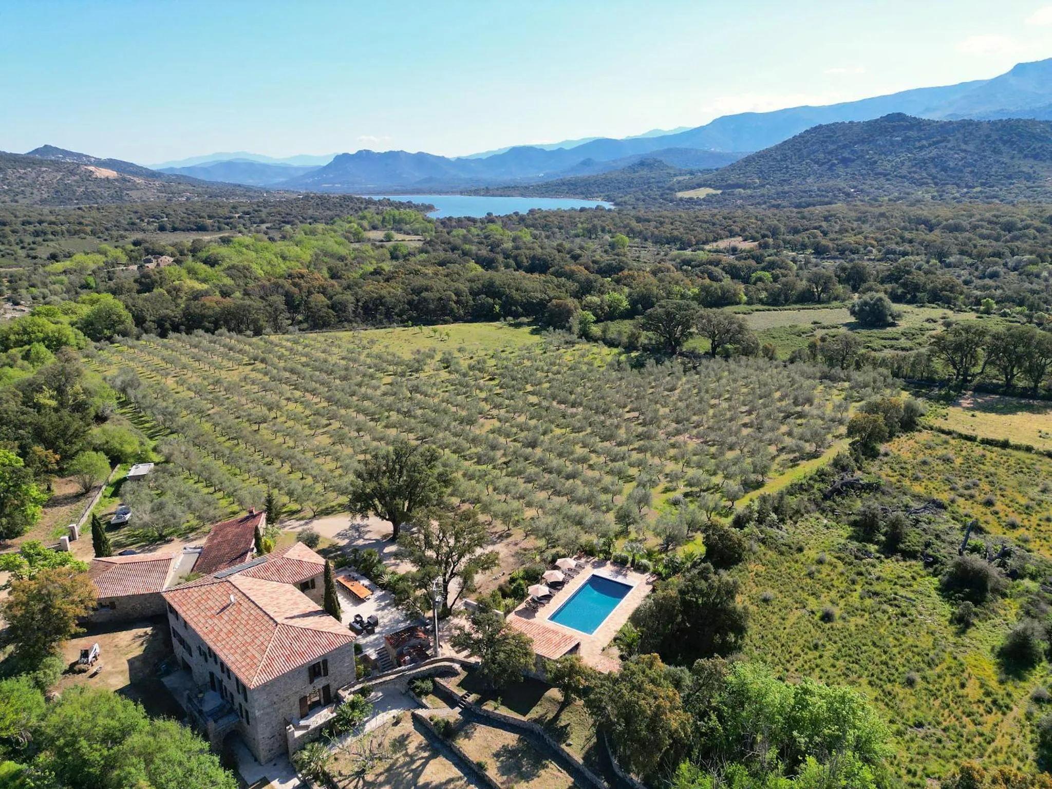 Natural landscape in Domaine du Reginu