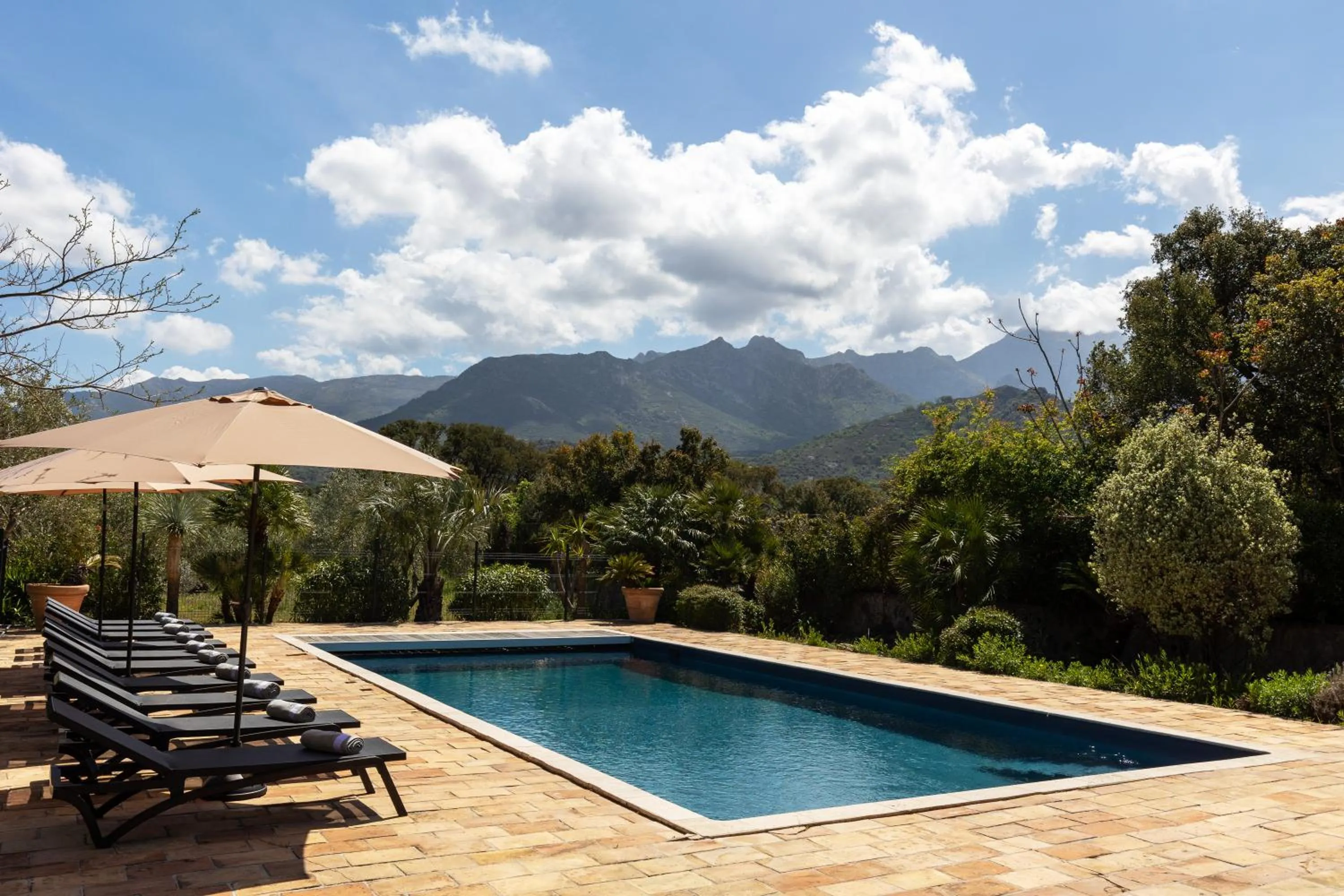 Natural landscape in Domaine du Reginu