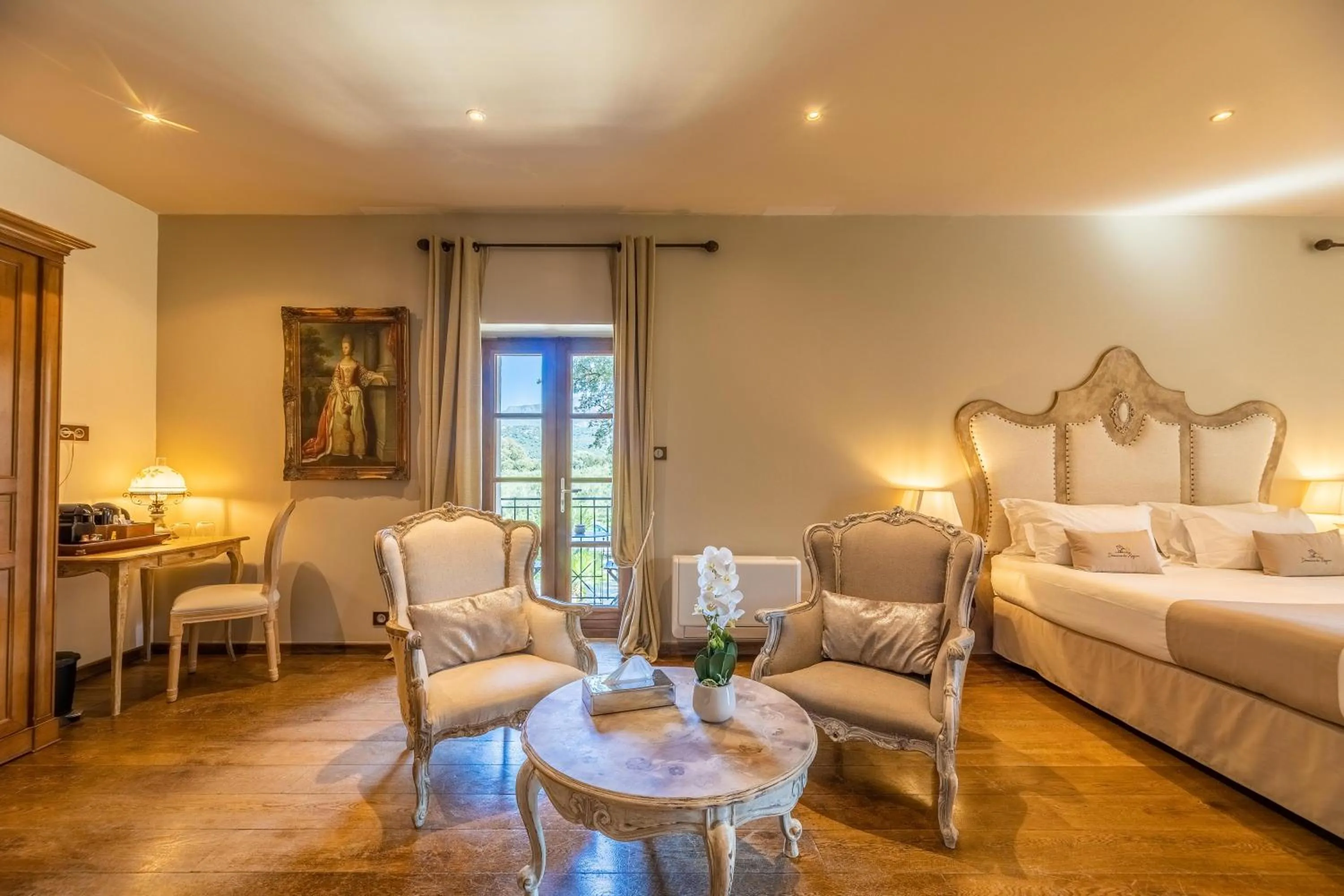 Bed in Domaine du Reginu