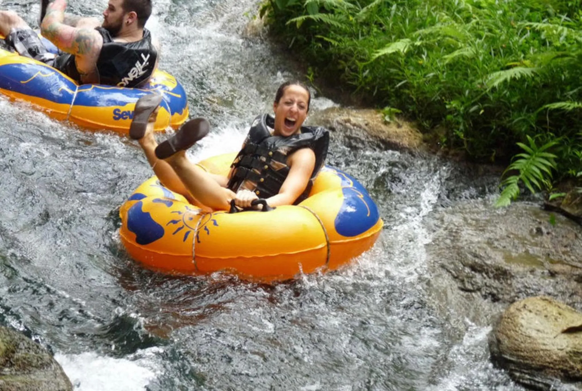 People in Hummingbird Retreat - Luxury Oceanview Apt, 7-Minute Walk to Beach