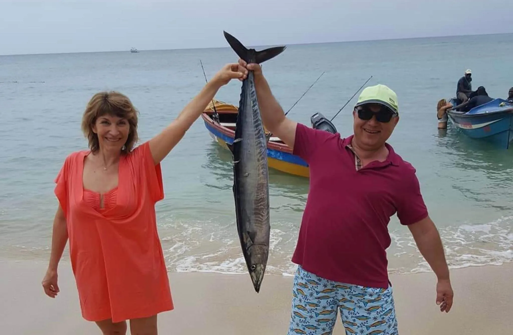 People in Hummingbird Retreat - Luxury Oceanview Apt, 7-Minute Walk to Beach