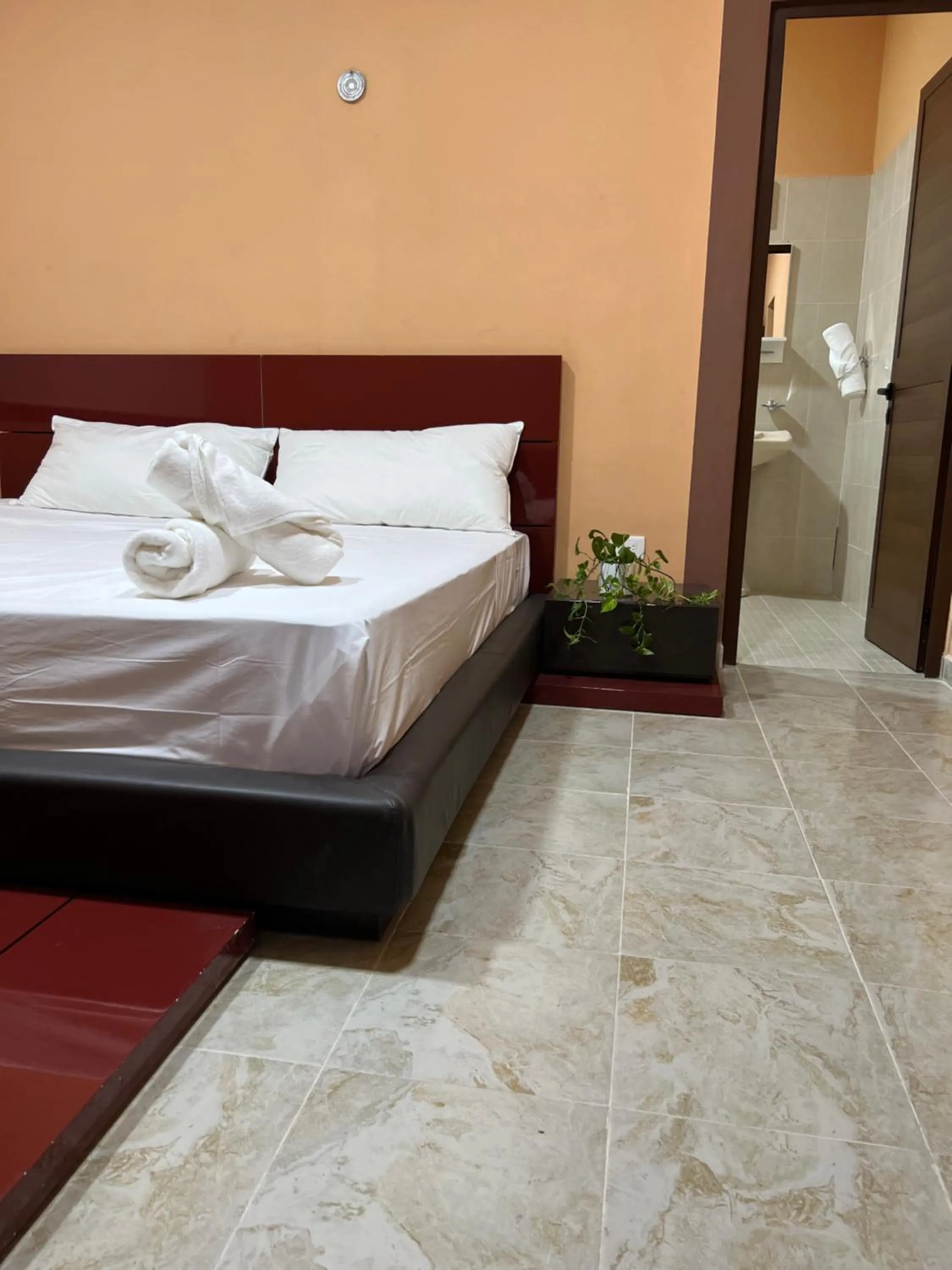 Bed in Bliss Apartments Holbox