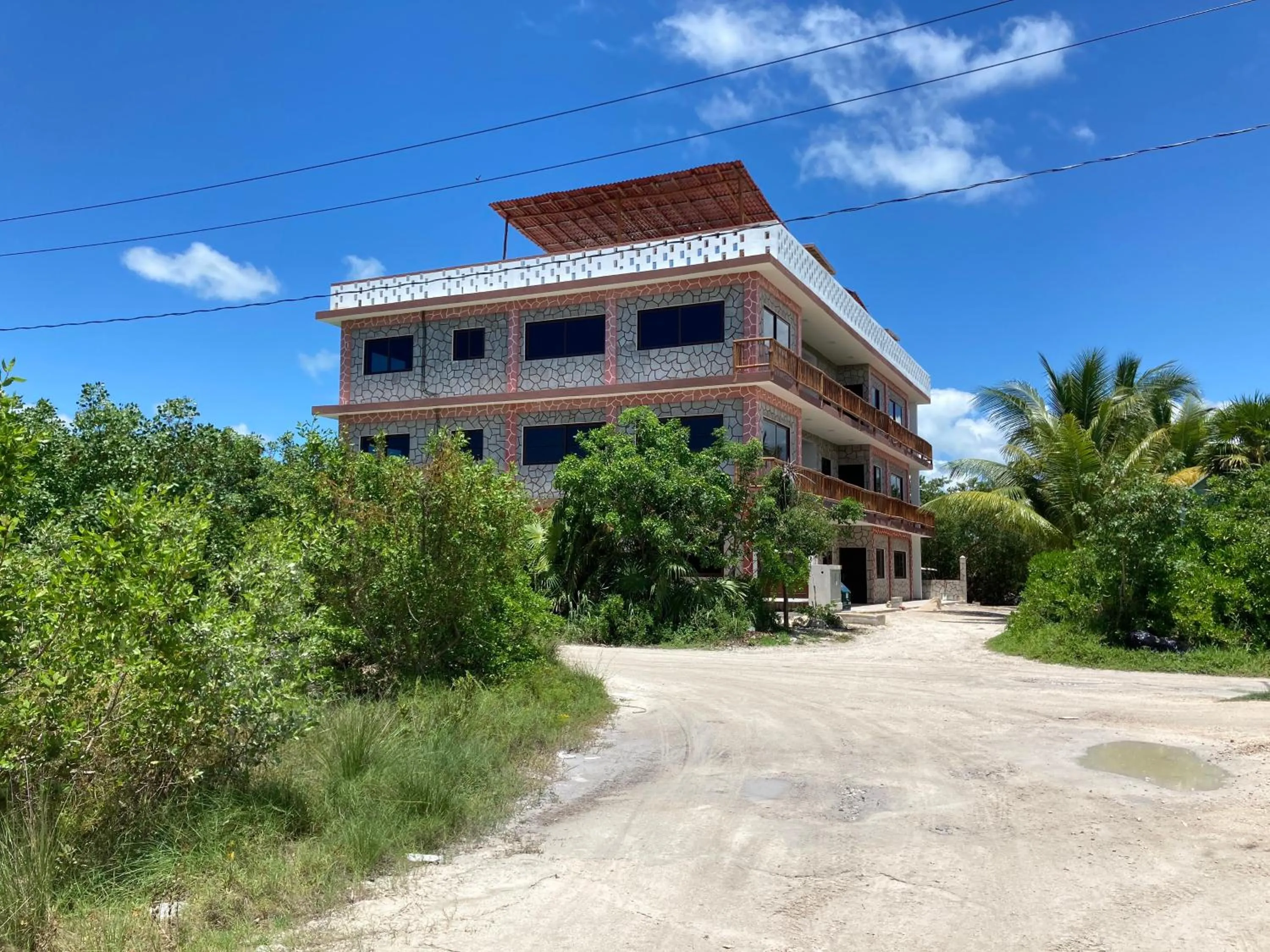 Property building in Bliss Apartments Holbox