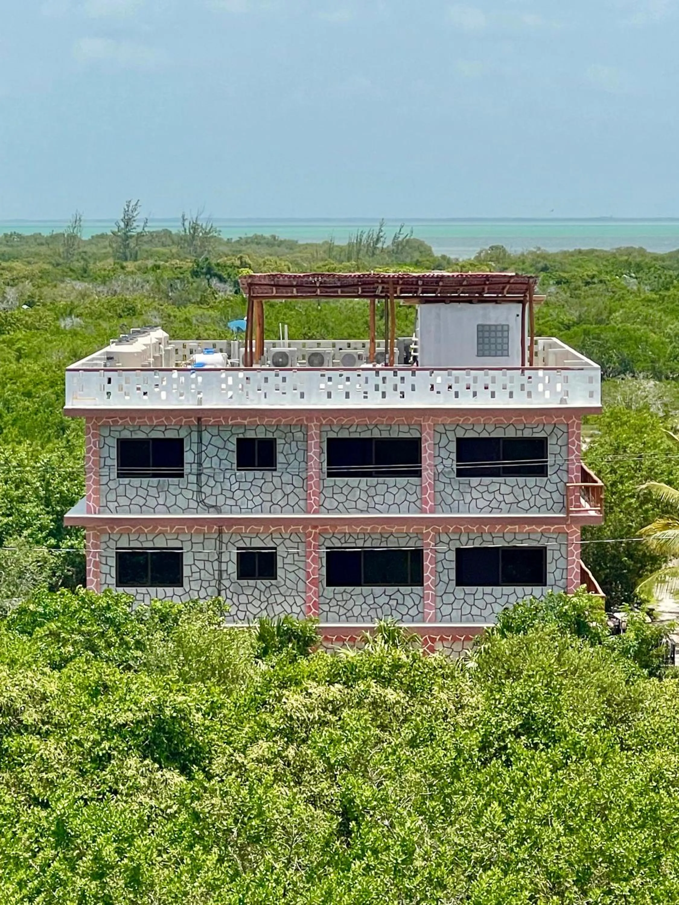 Property building in Bliss Apartments Holbox