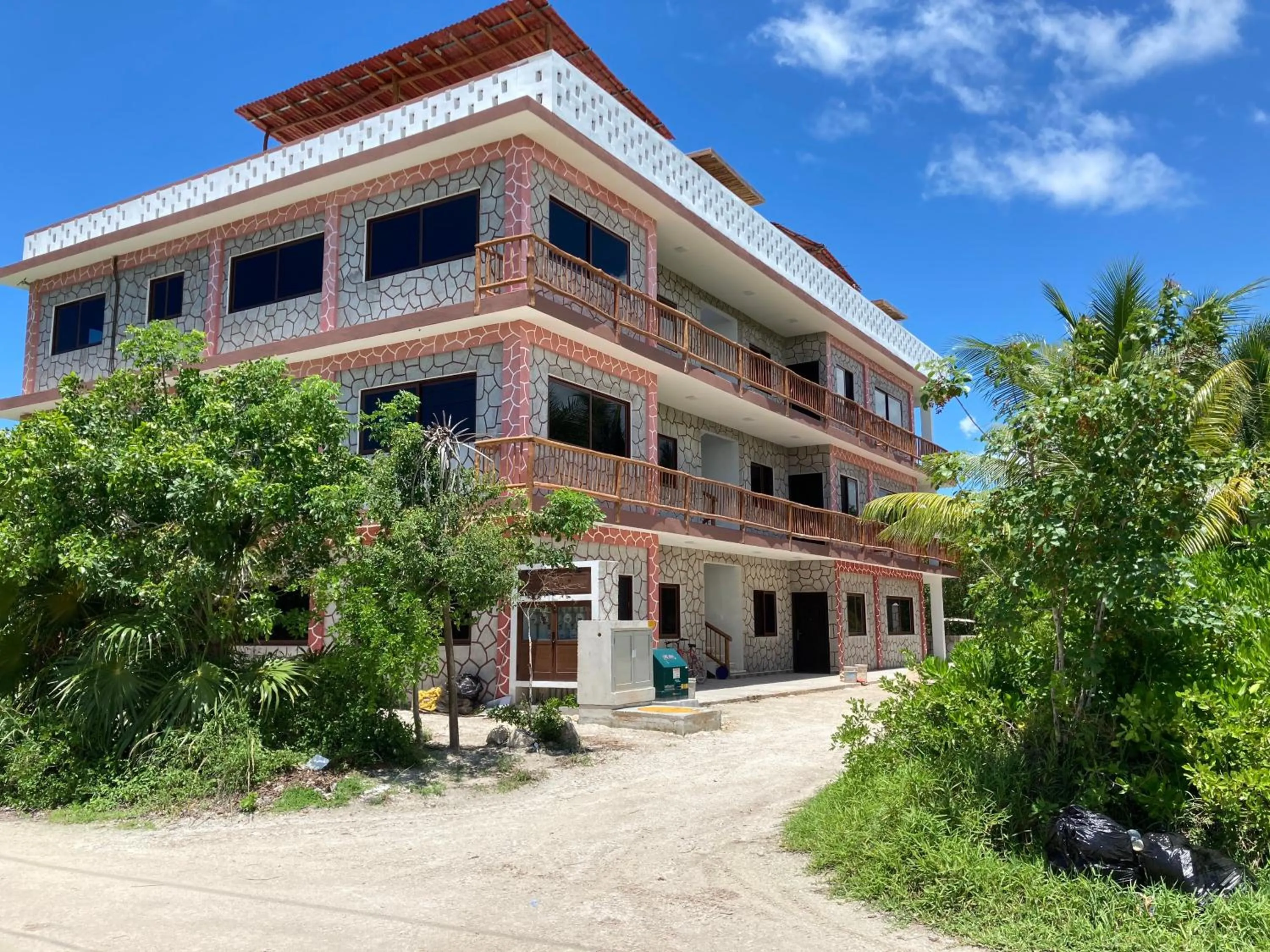 Property building in Bliss Apartments Holbox