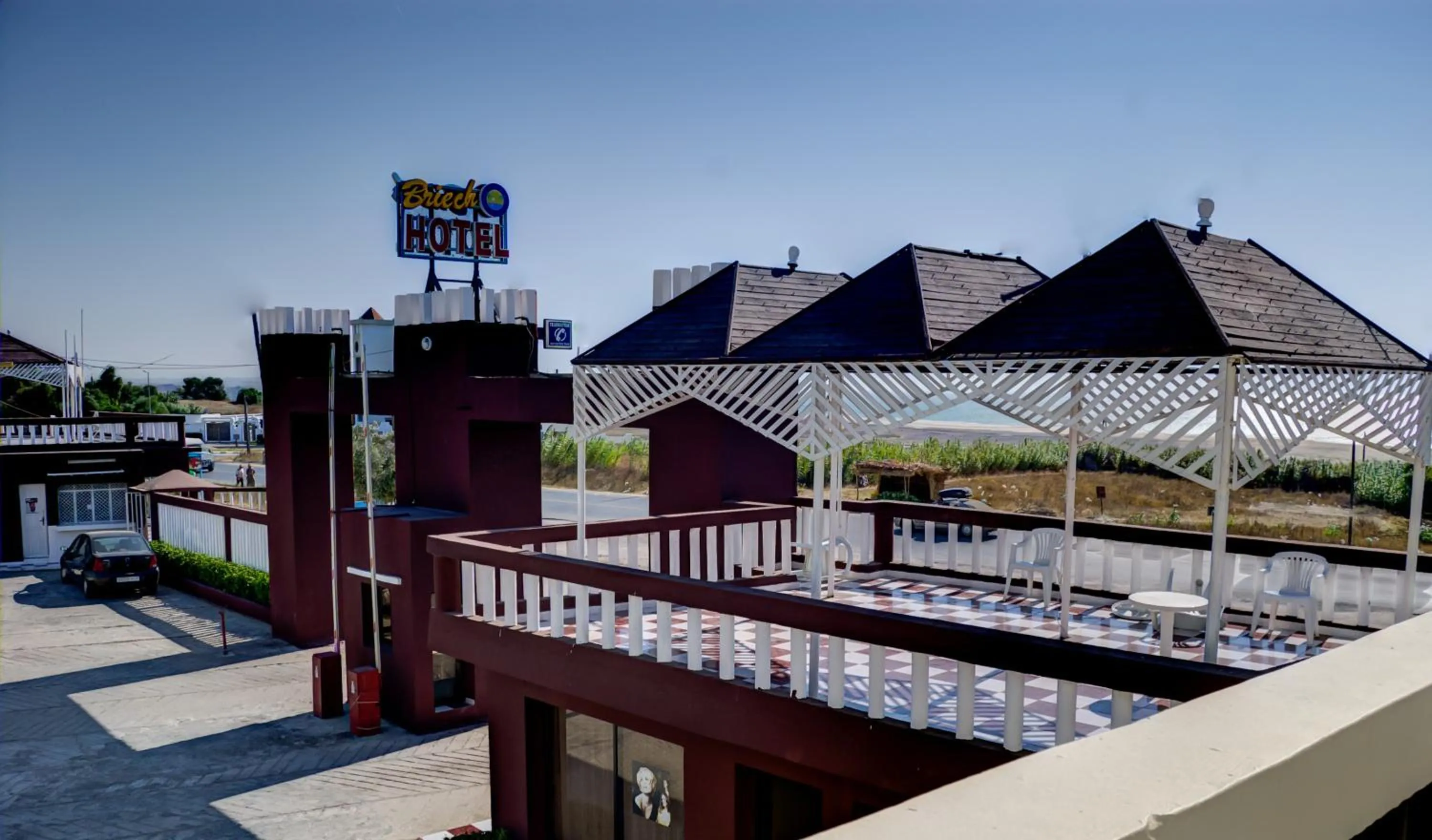 Balcony/Terrace in Hôtel Briech & Spa