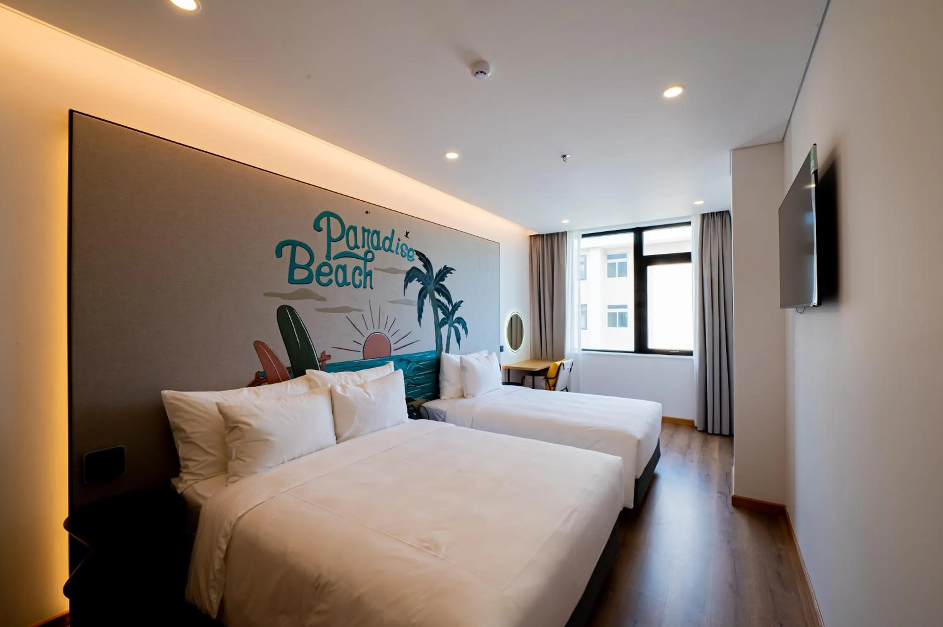 Bed in PĀMA Boutique Hotel & Bistro