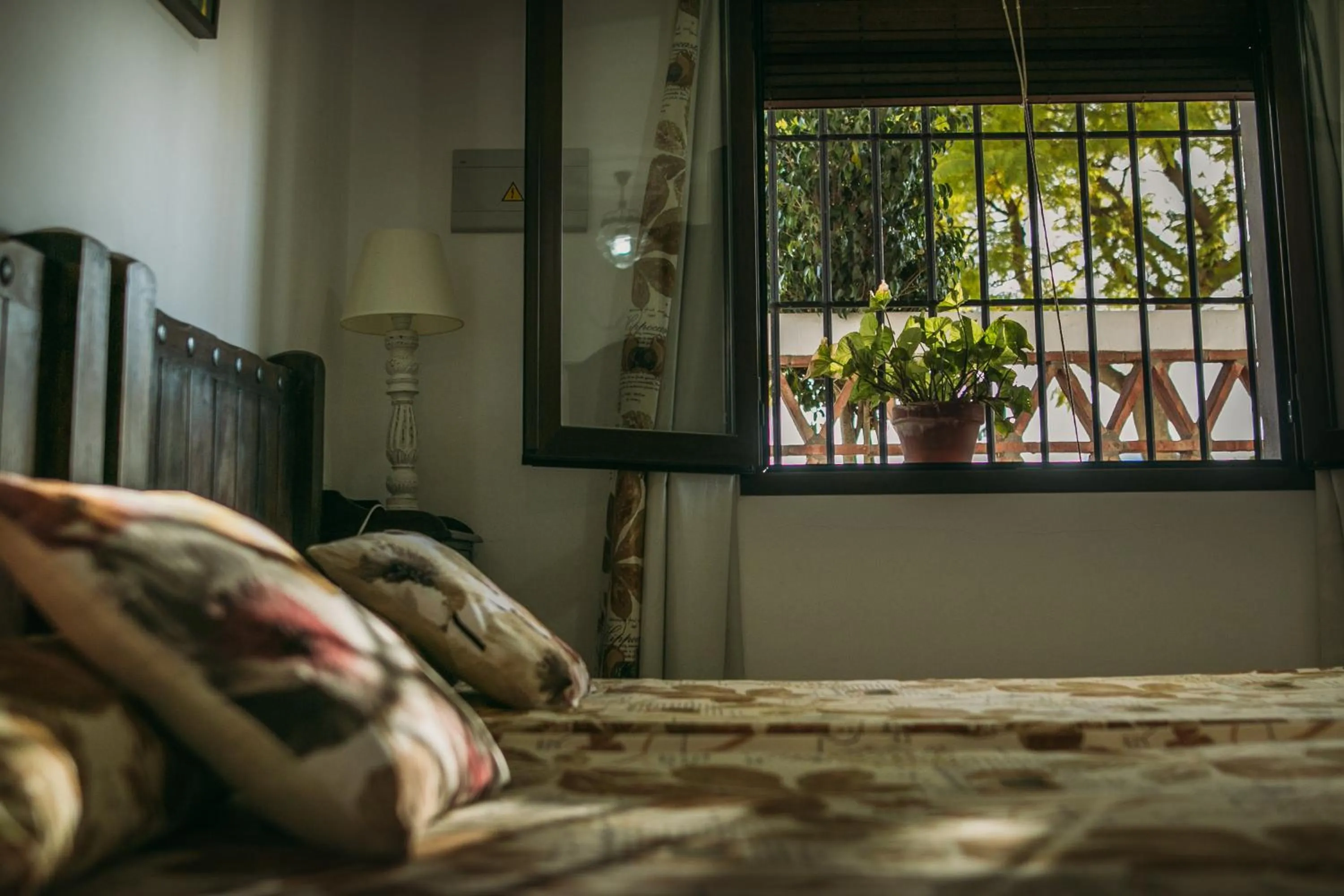 View (from property/room), Bed in Hotel Valsequillo