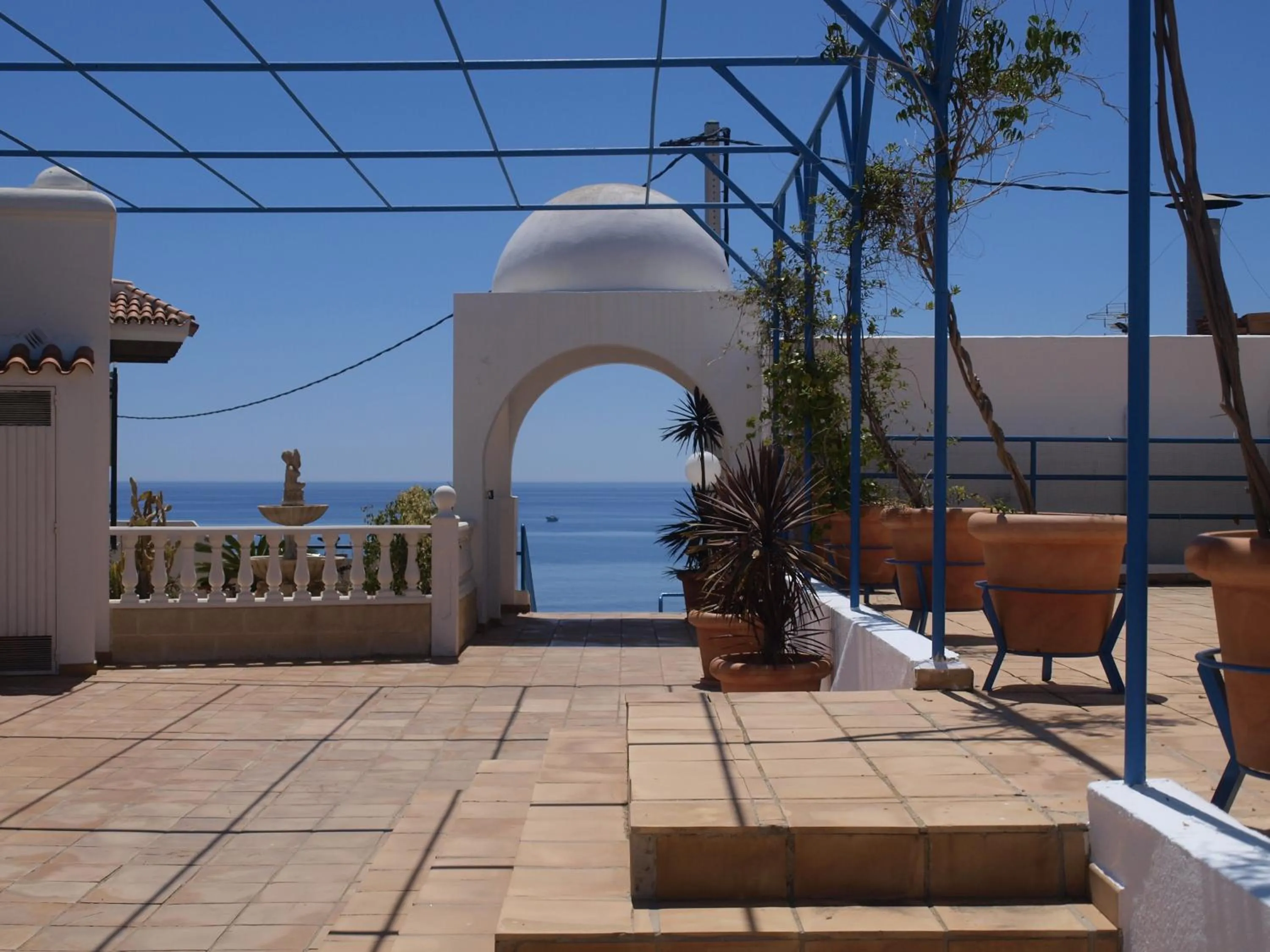 Facade/entrance in Hotel Virgen del Mar
