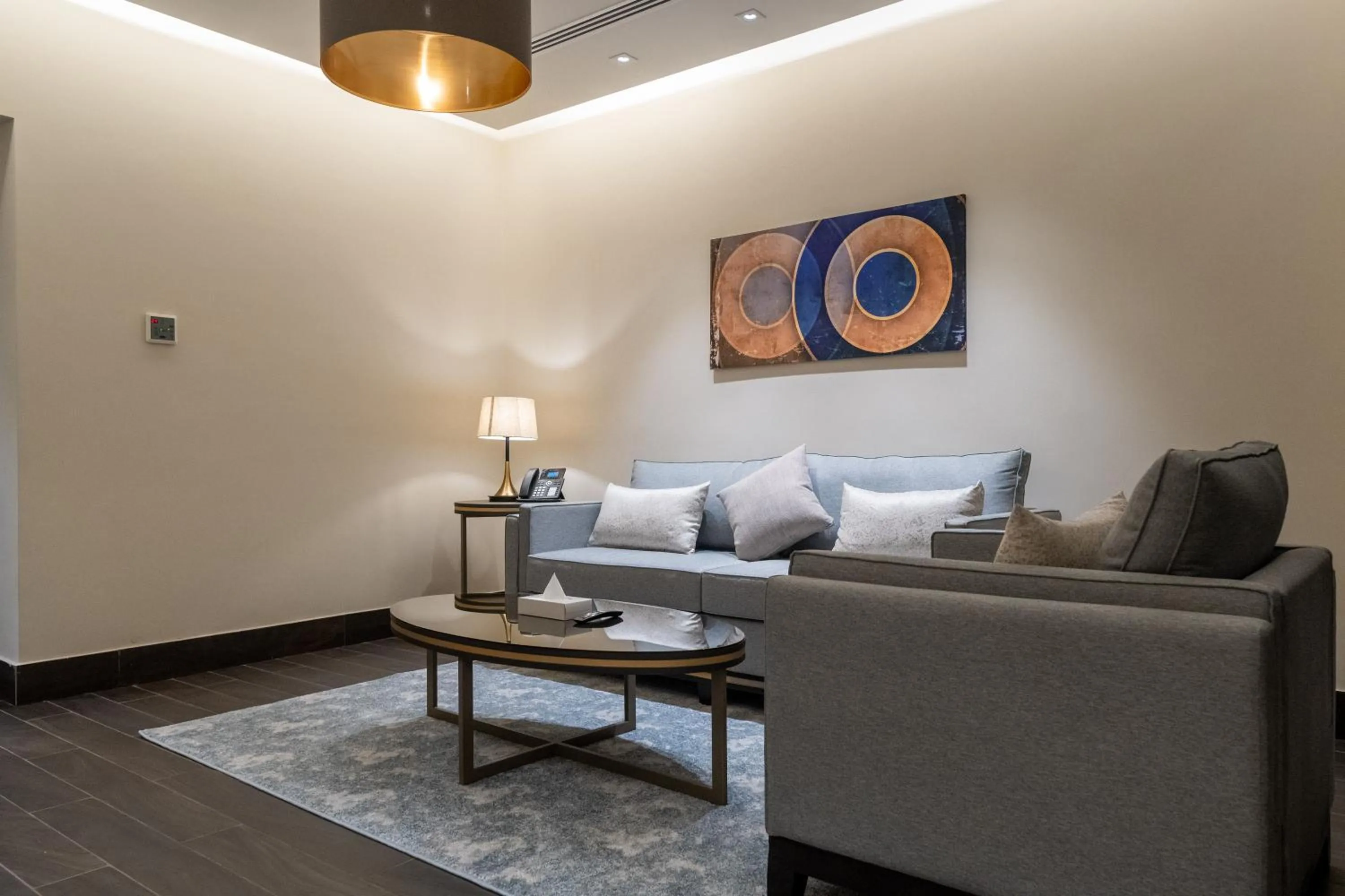 Seating area in The Address Residence