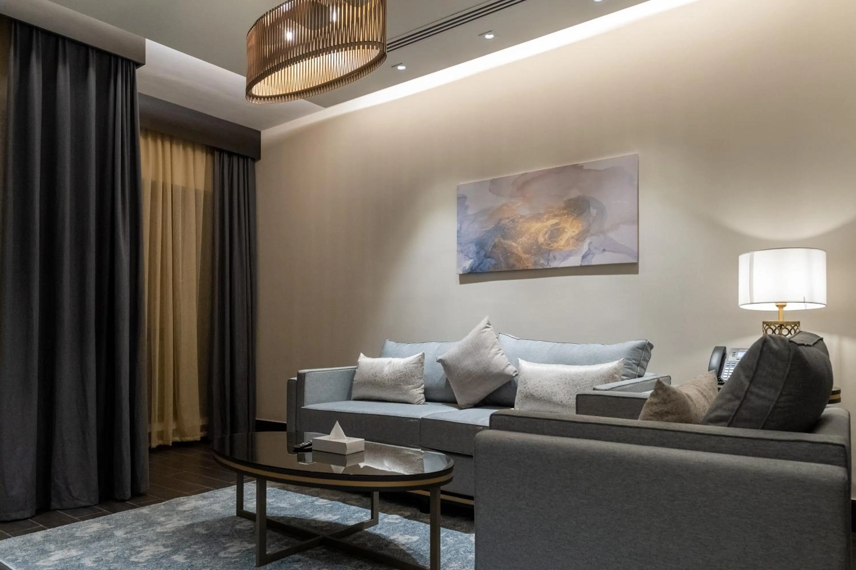 Seating area in The Address Residence