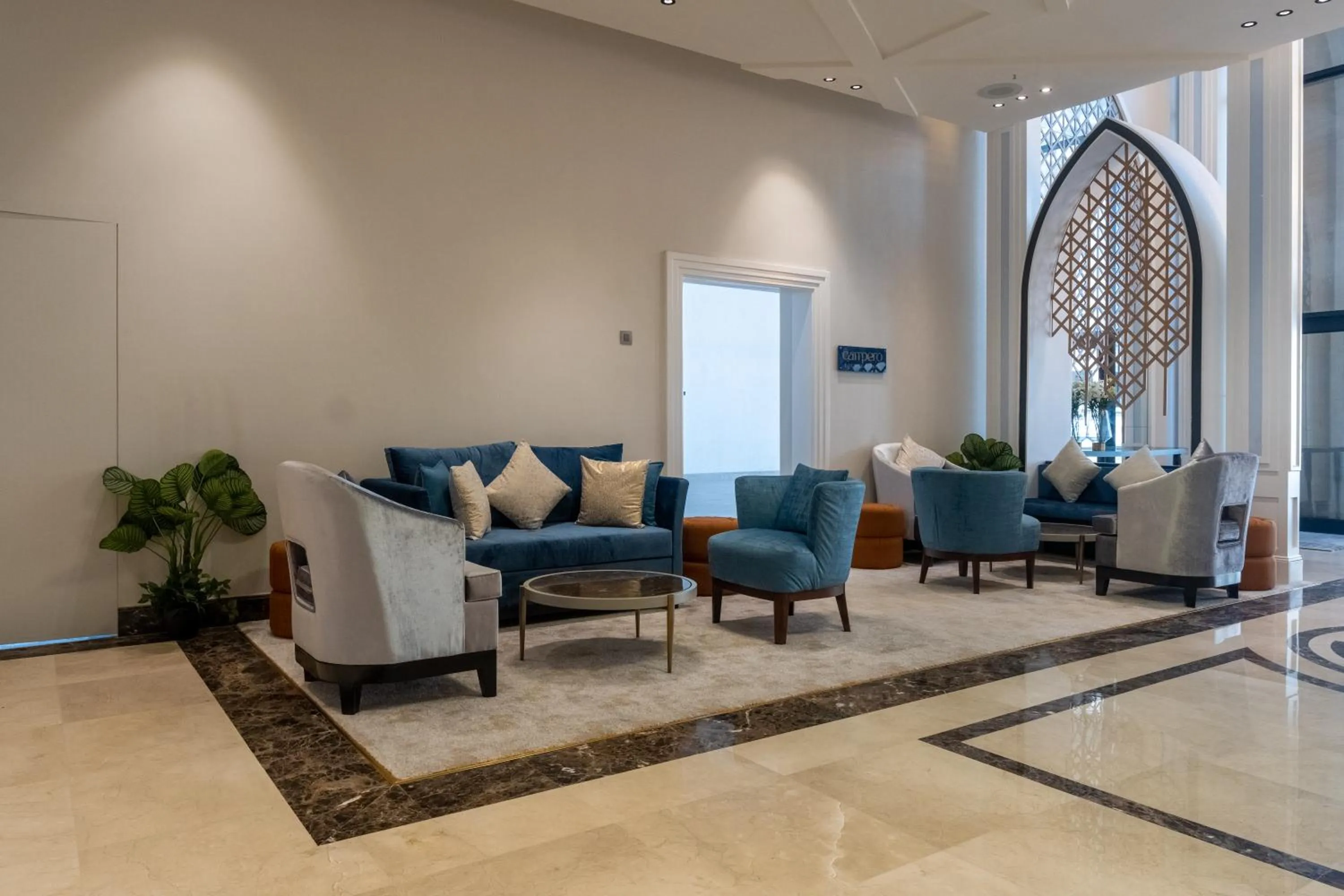 Seating area in The Address Residence