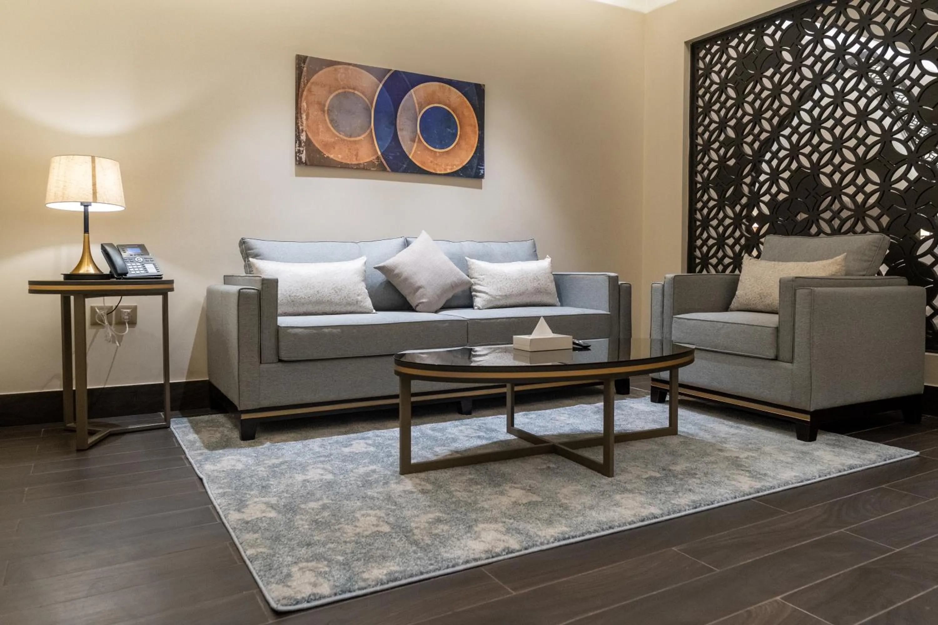 Living room in The Address Residence