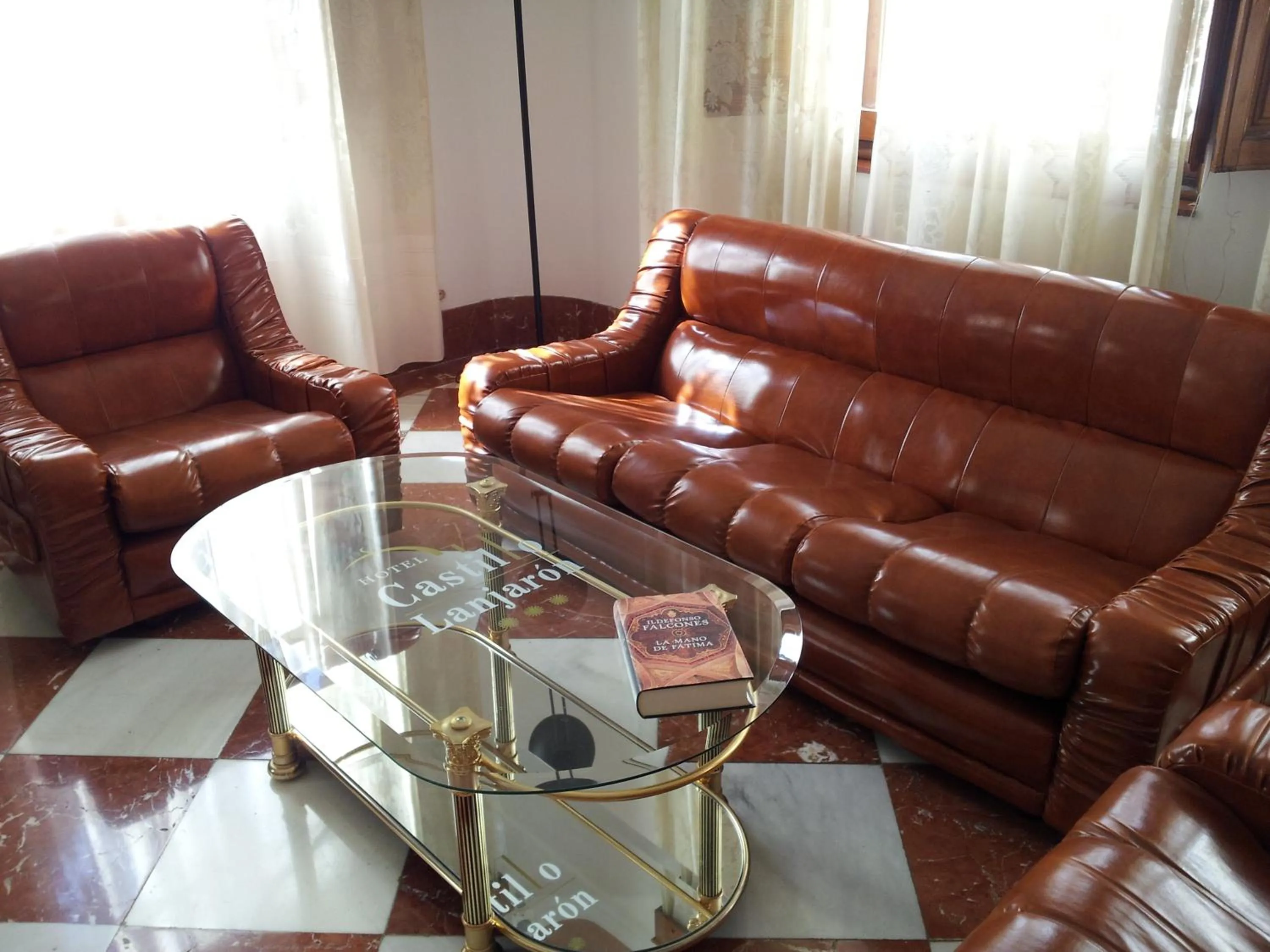 Communal lounge/ TV room in Castillo Lanjaron