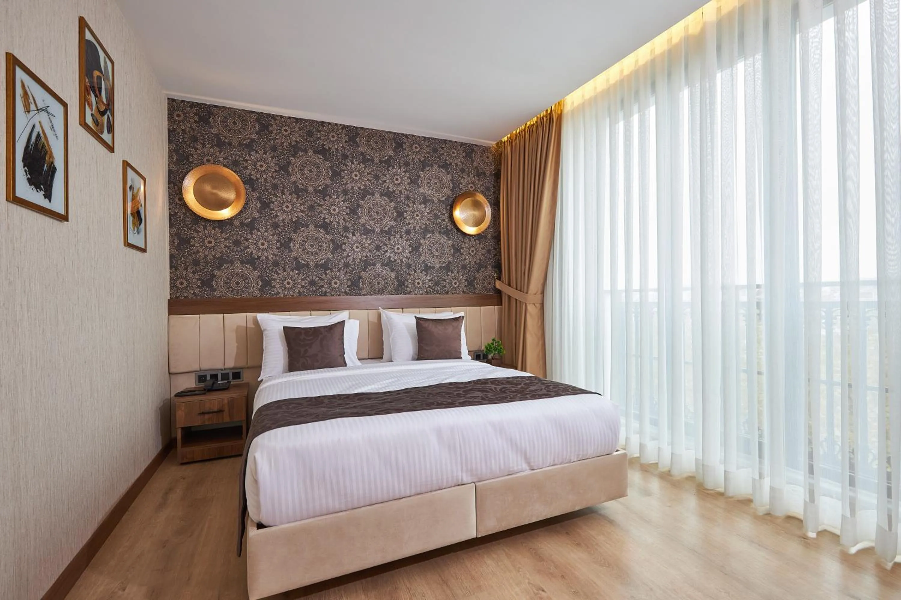 Bed in Trademark Collection by Wyndham Operla Istanbul Airport Hotels