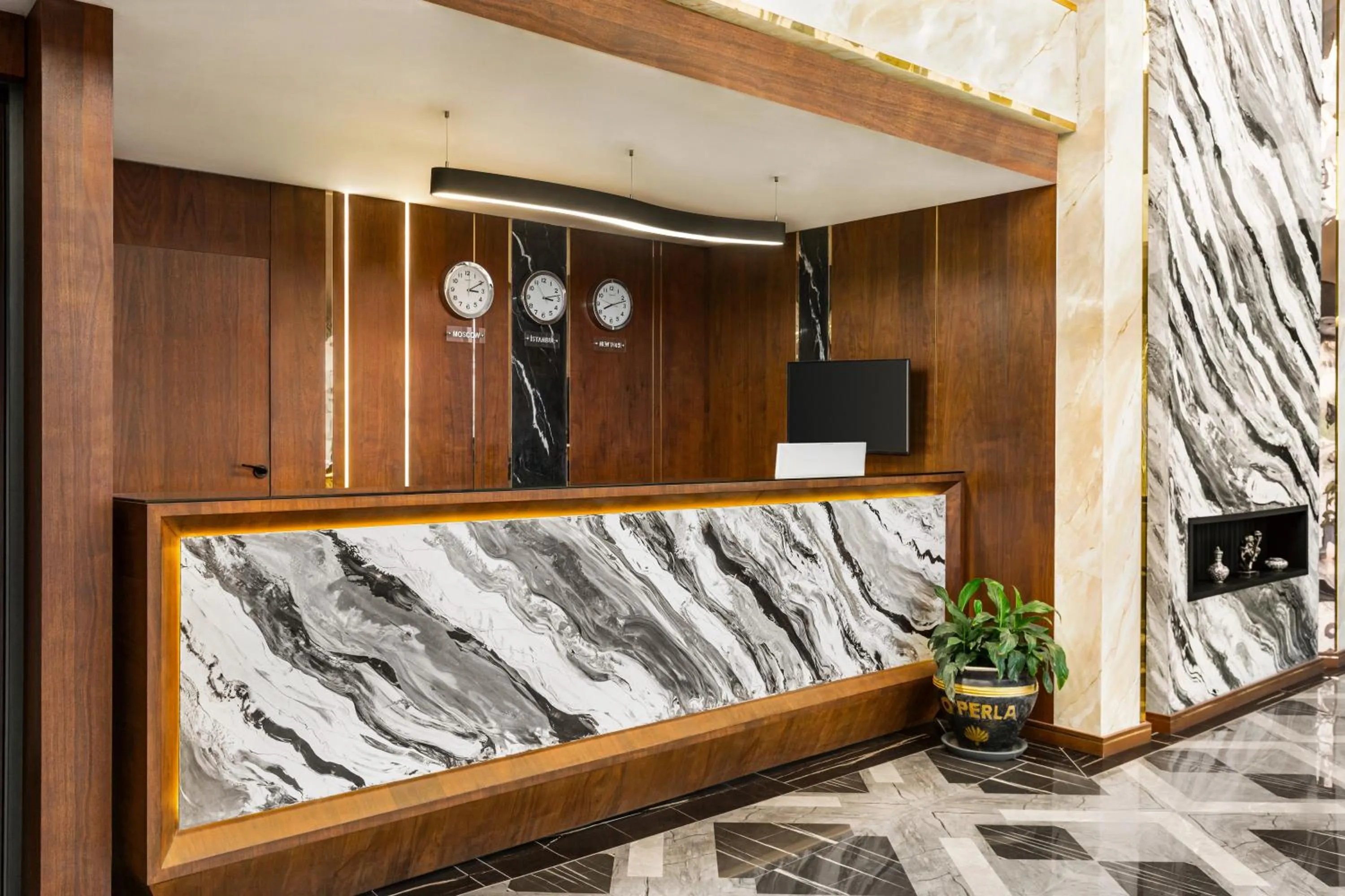 Lobby or reception in Trademark Collection by Wyndham Operla Istanbul Airport Hotels