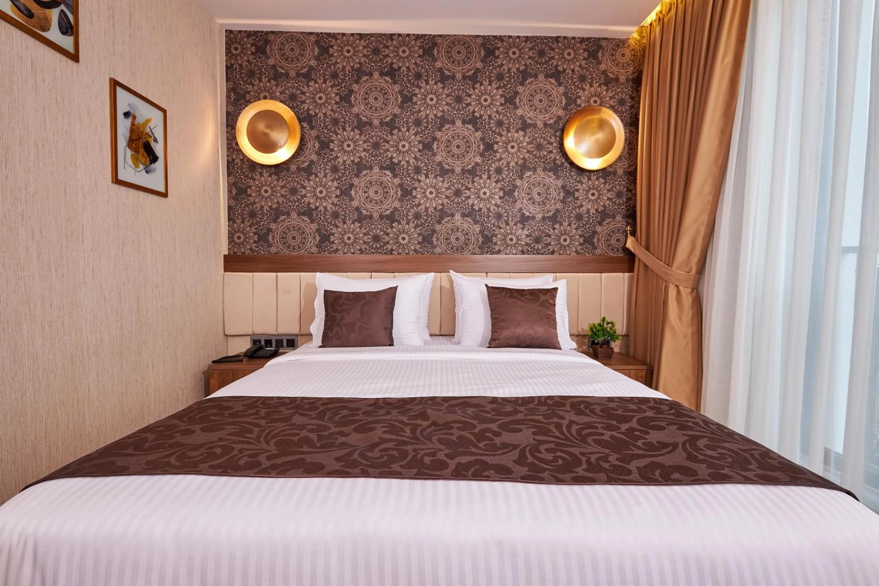 Bed in Trademark Collection by Wyndham Operla Istanbul Airport Hotels