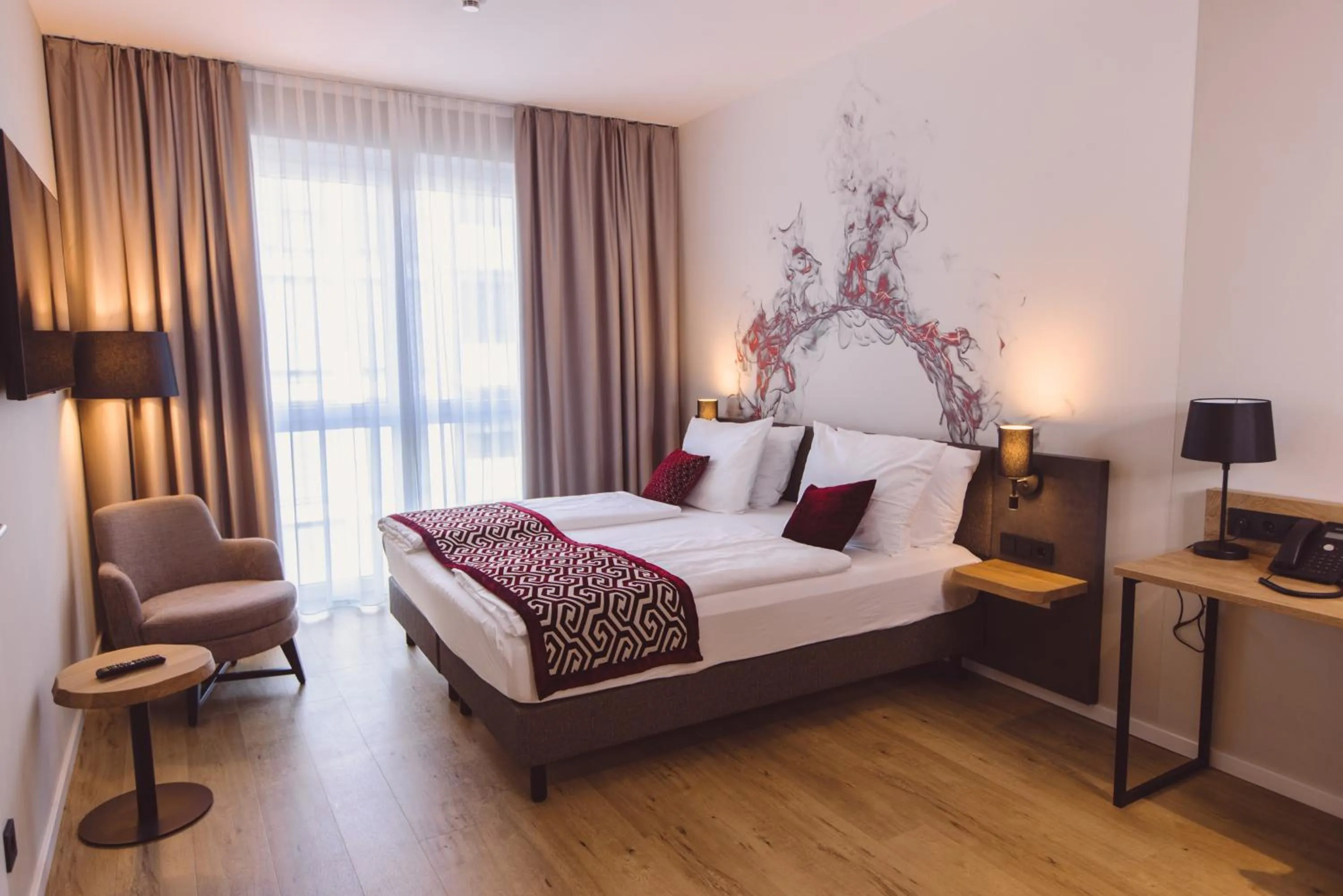 Bedroom, Bed in Hotel Libertas elements pure