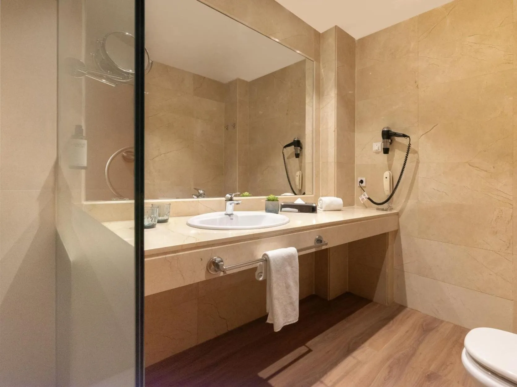 Shower in Hotel Málaga Alameda Centro Affiliated by Meliá