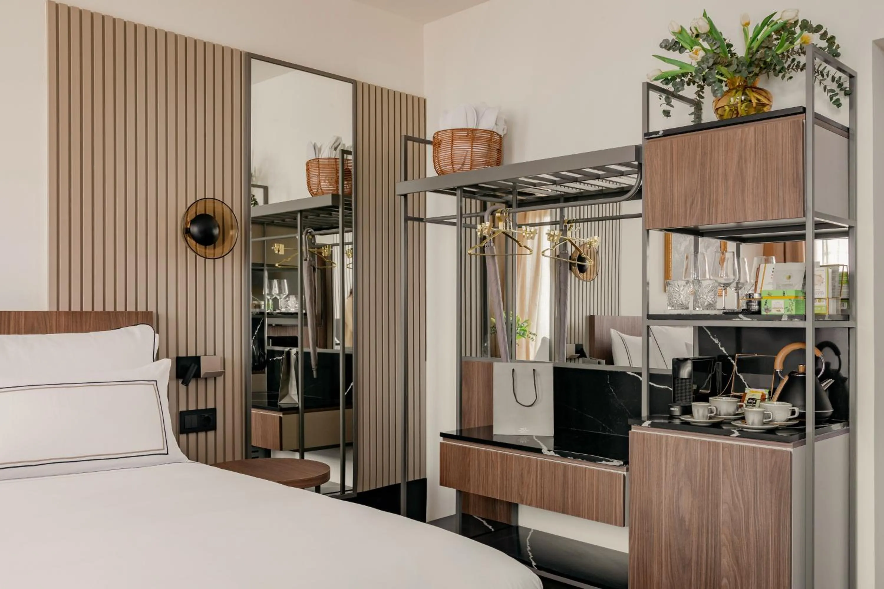 Bedroom, Bed in Hotel Madrid Atocha, Affiliated by Meli