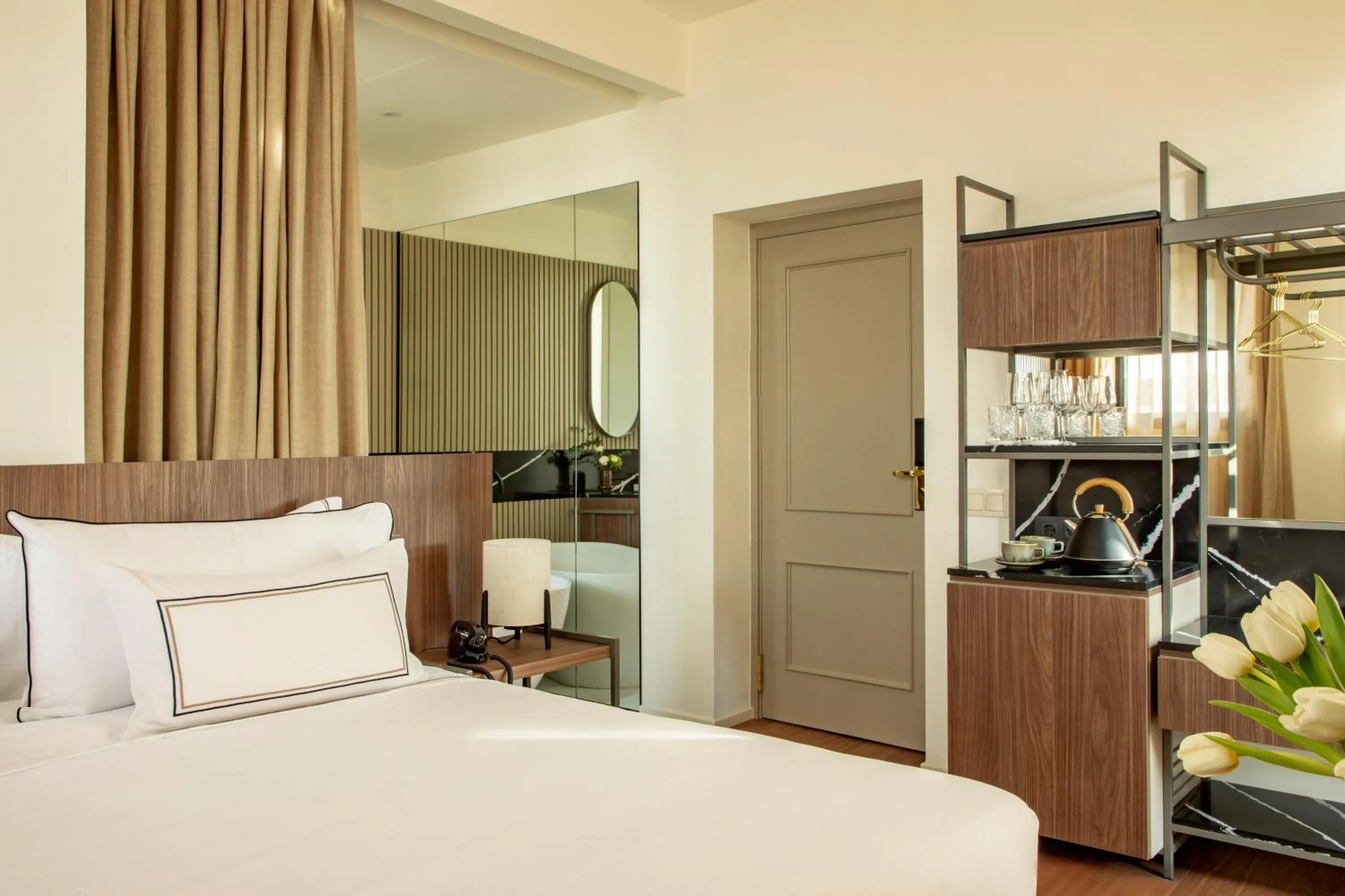 Bed in Hotel Madrid Atocha, Affiliated by Meli