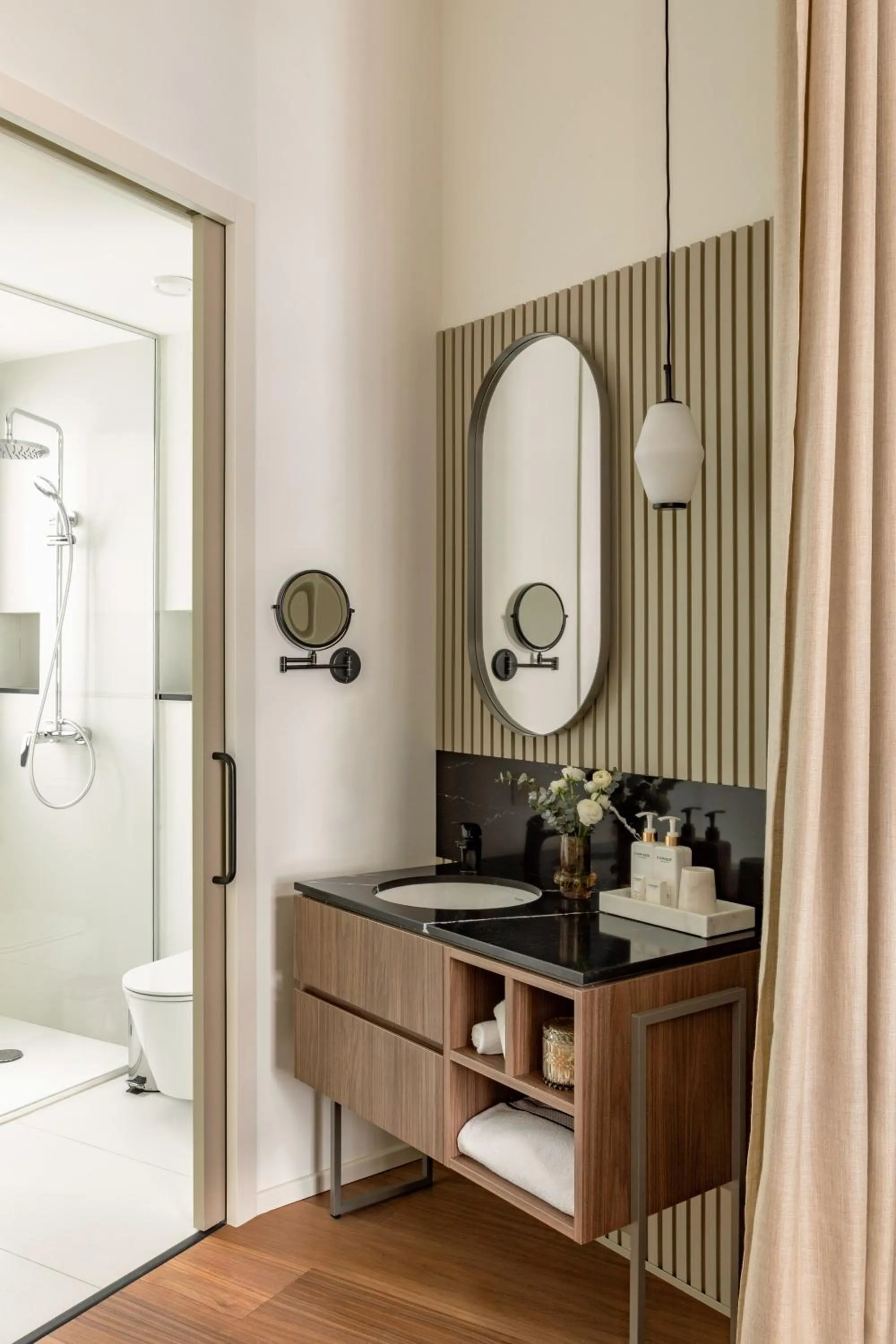 Bathroom in Hotel Madrid Atocha, Affiliated by Meli