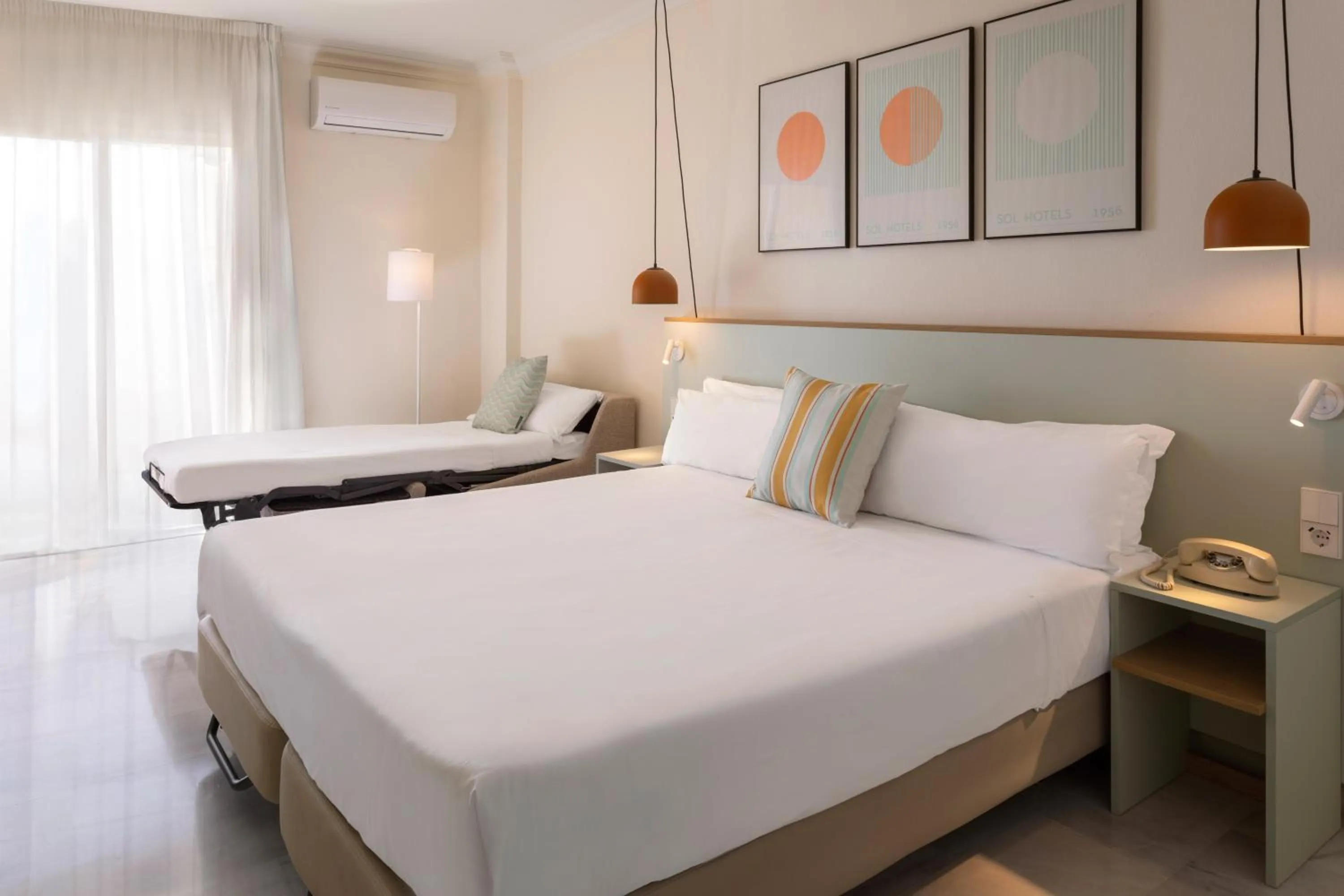 Bed in Sol Málaga Guadalmar