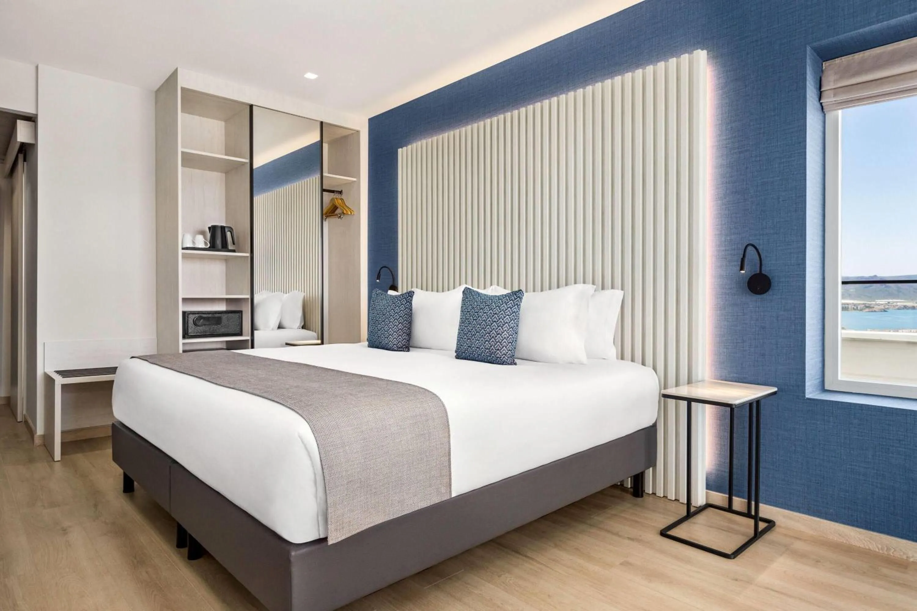 Shower, Bed in Ramada Resort by Wyndham Puerto de Mazarron