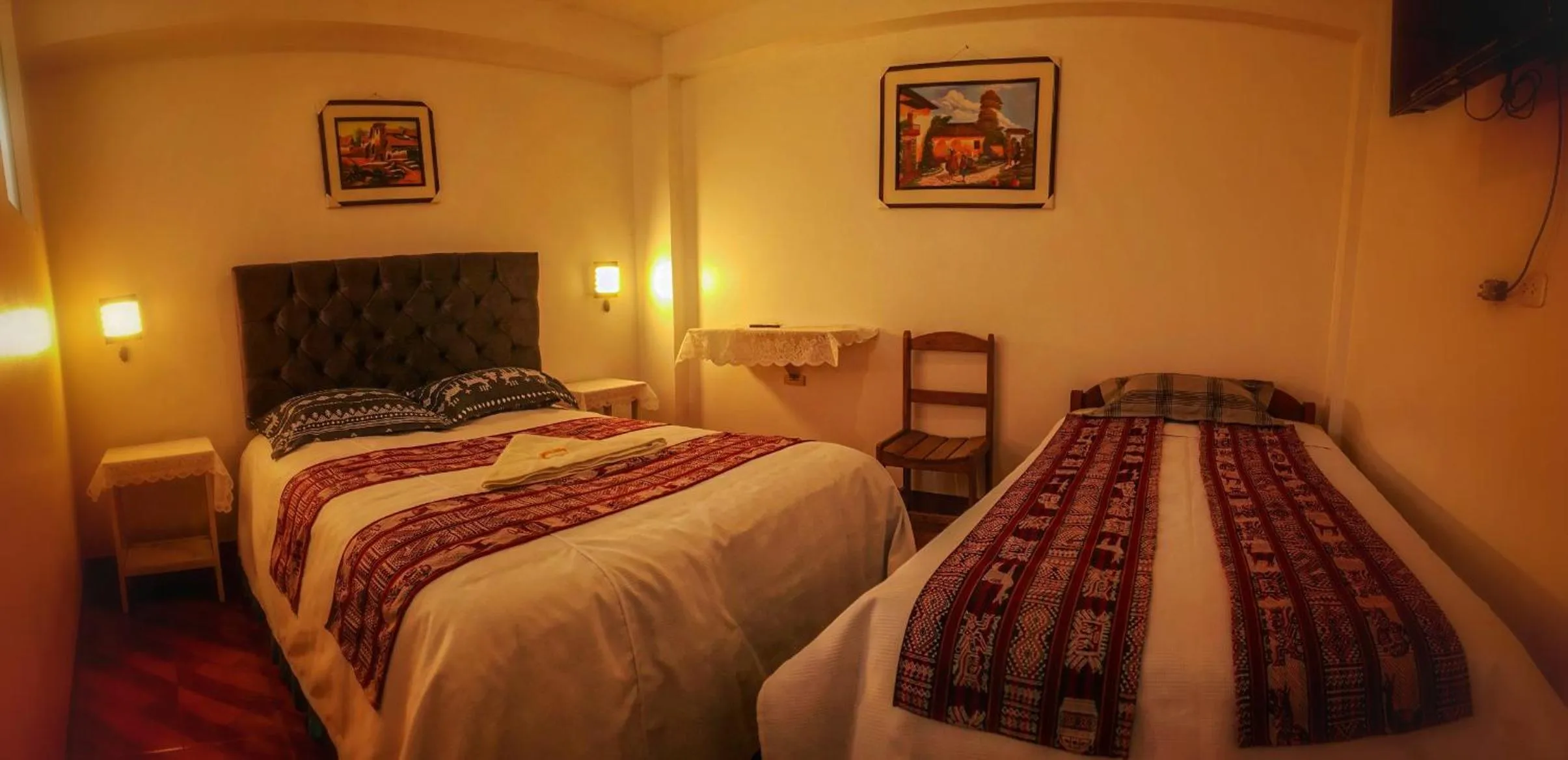 Bed in Hotel Willcamayu