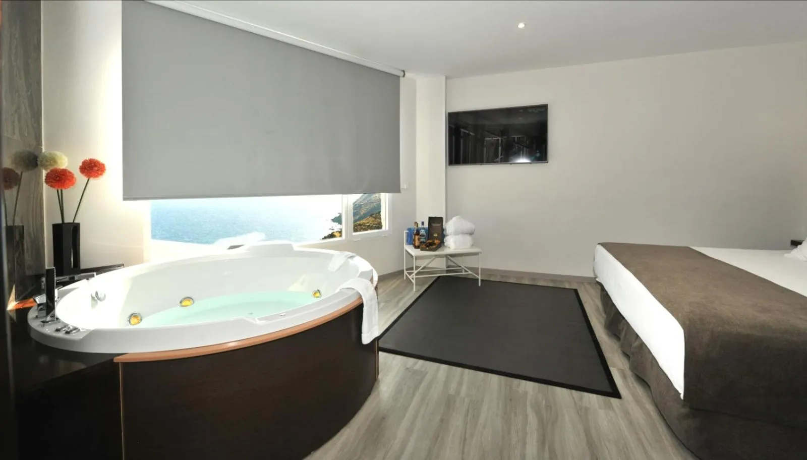 Bed in Hotel Salobreña Suites