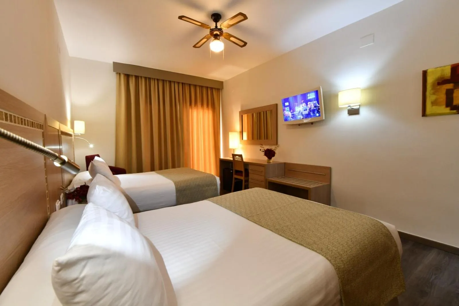 Bed in Hotel Salobreña Suites